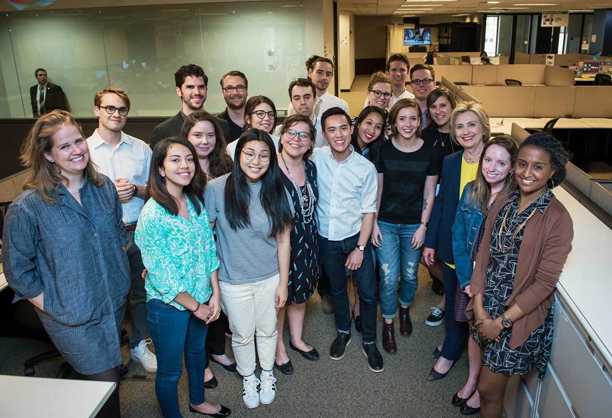 A visit from HRC herself before the final stretch of the primaries