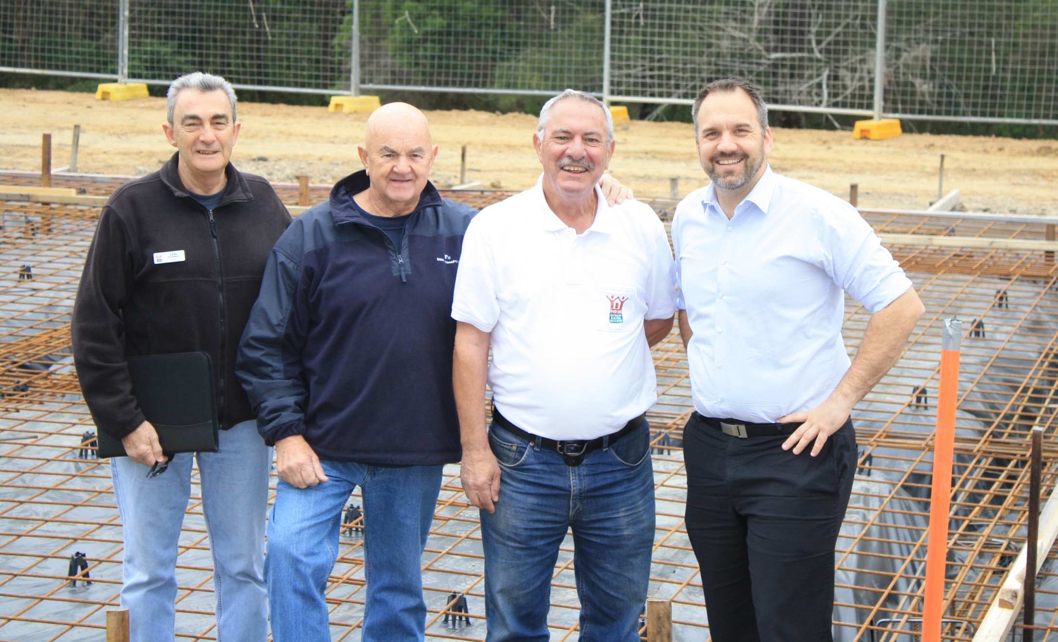 the excitement builds - the big pour planned for the 28th