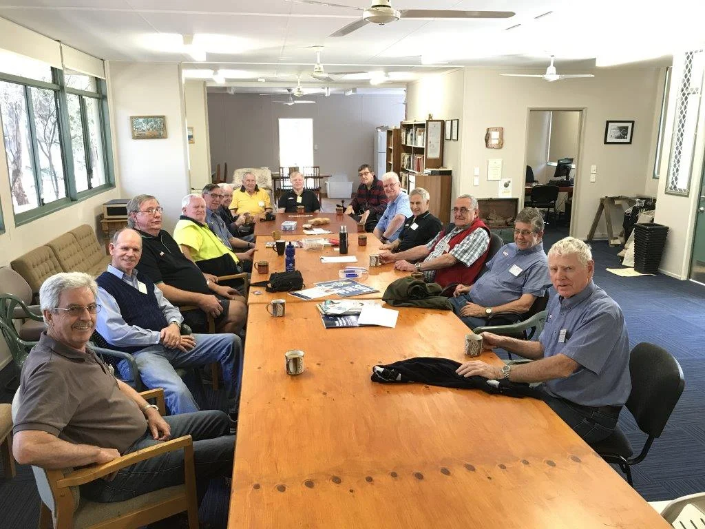 members visiting from Shed west - 26th july 2018