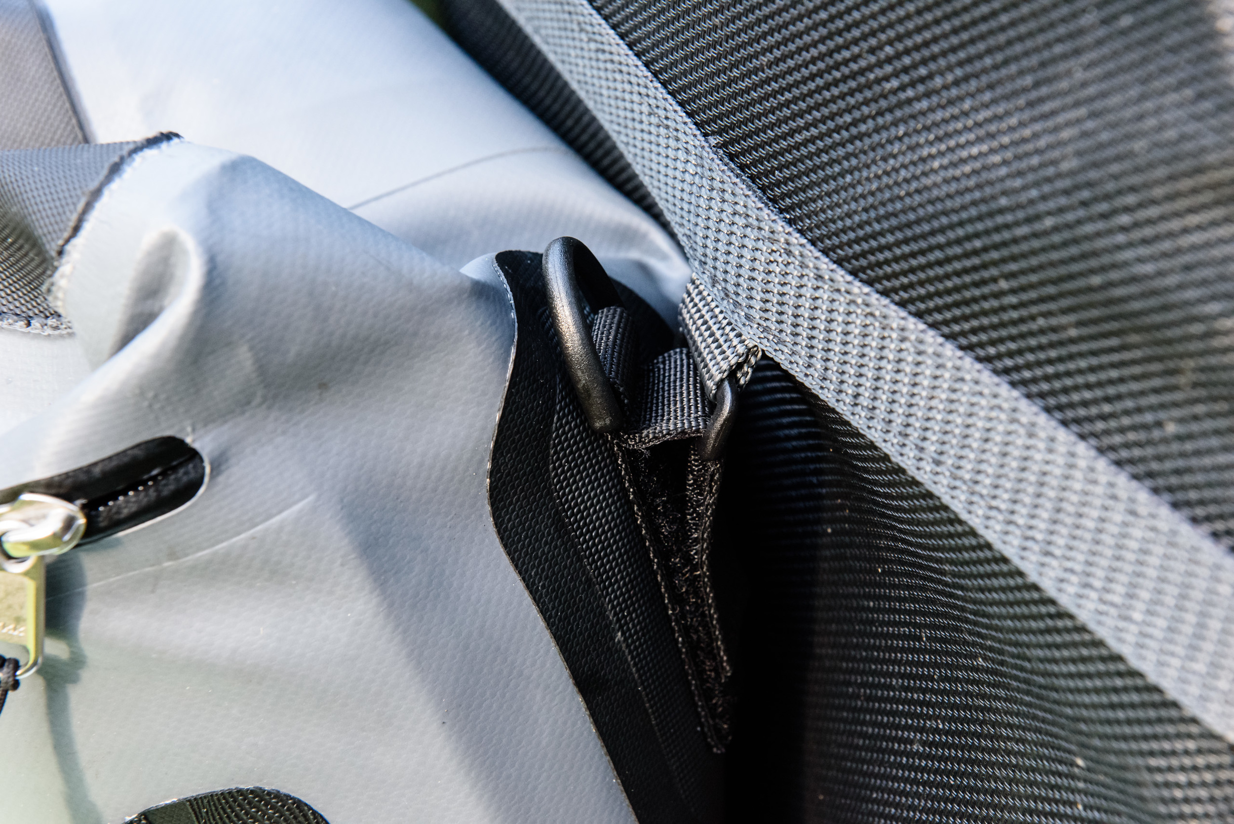 Velcro bag attachment
