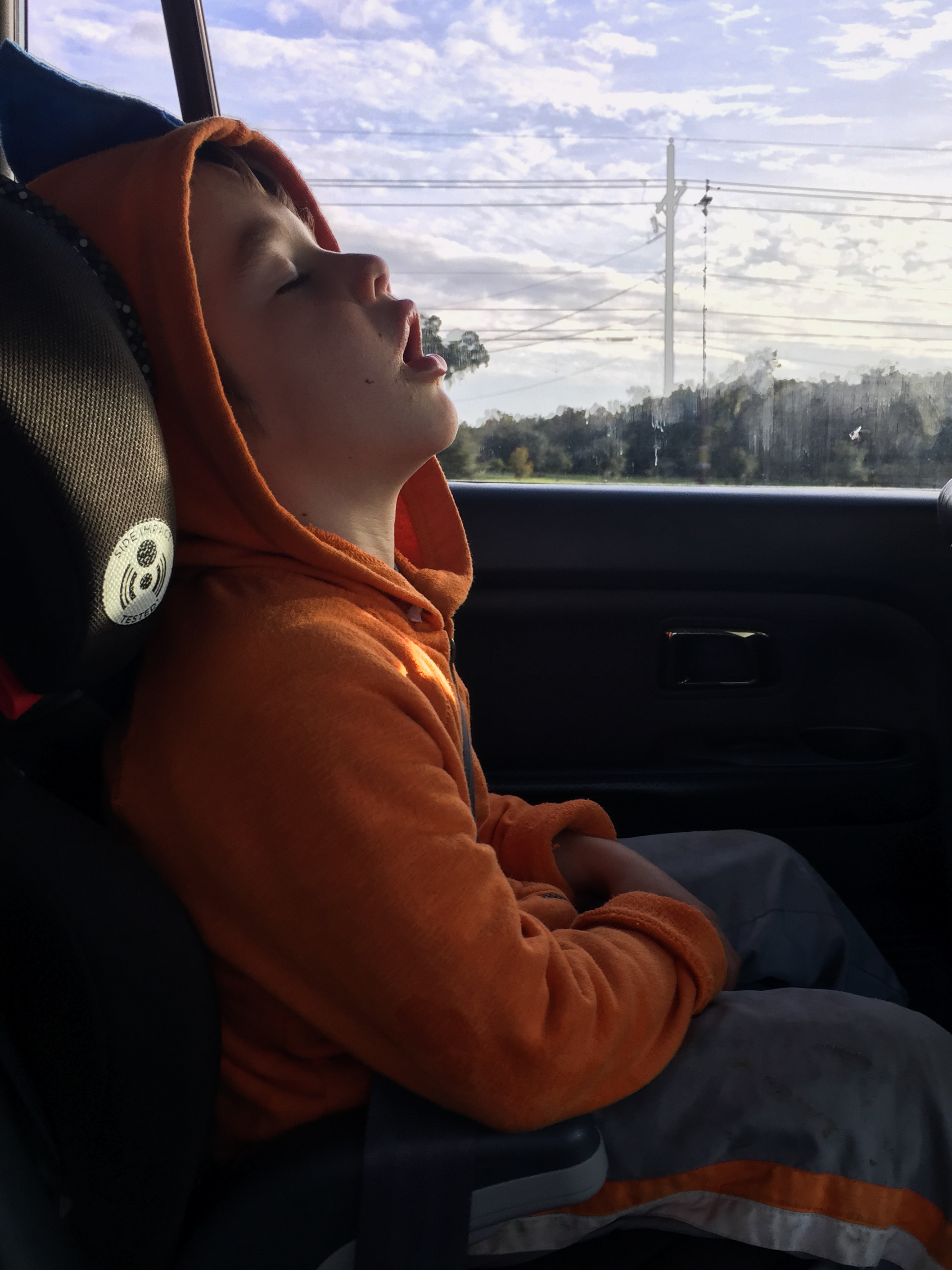 Fishing in the wind will do that to you.