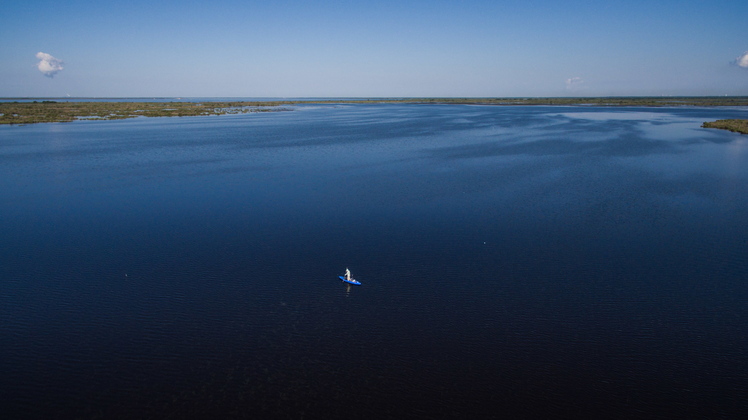 Poling through a large flat on a calm day is like nothing else.
