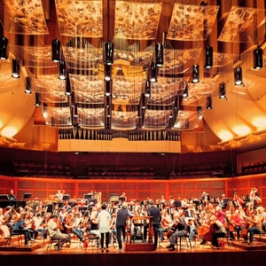 San Francisco Symphony rehearses Dispatches at Davies Hall.