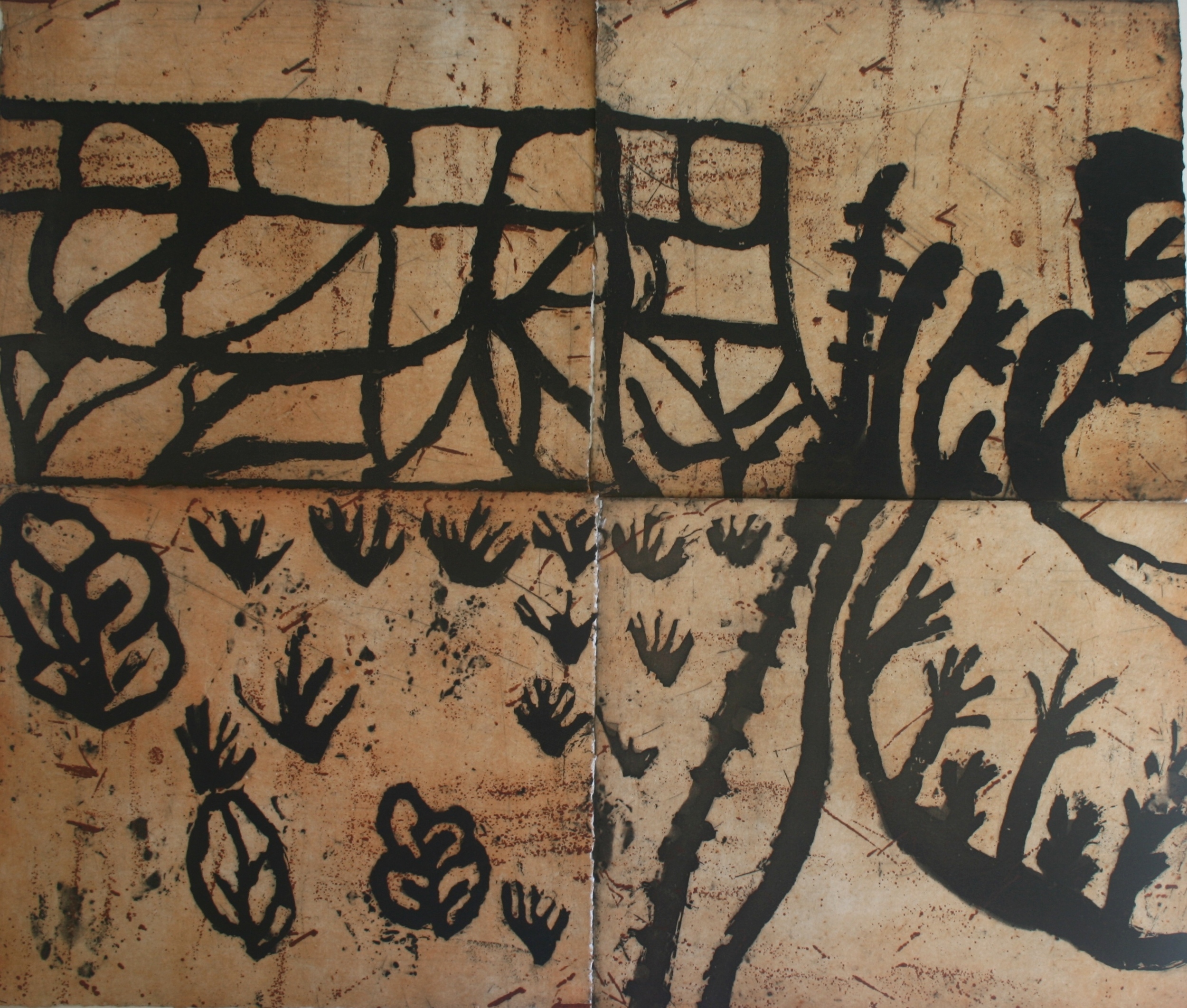 Alison Walbungara, 4 plate landscape.JPG