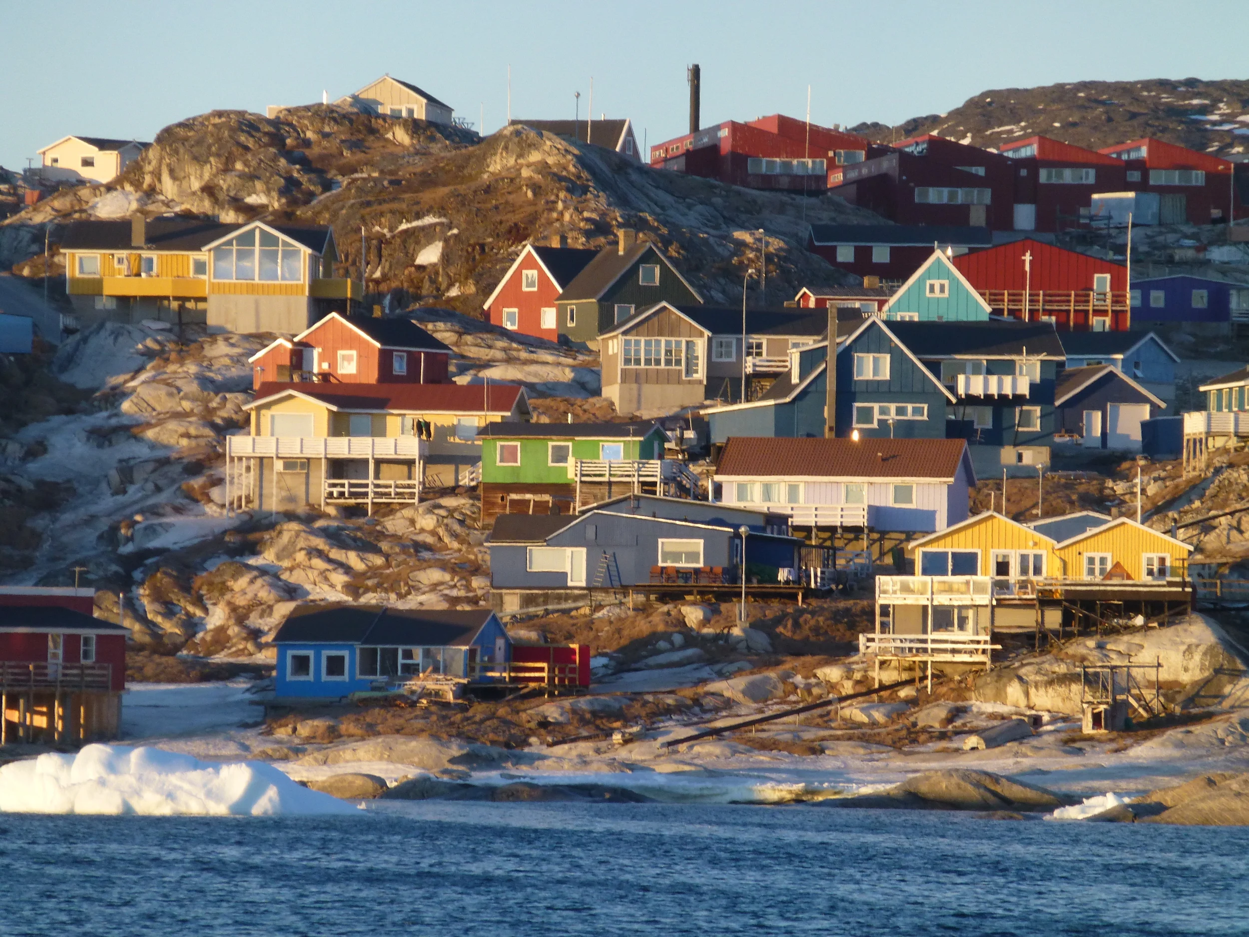 RETURNING TO ILULISSAT JUST AFTER MIDNIGHT