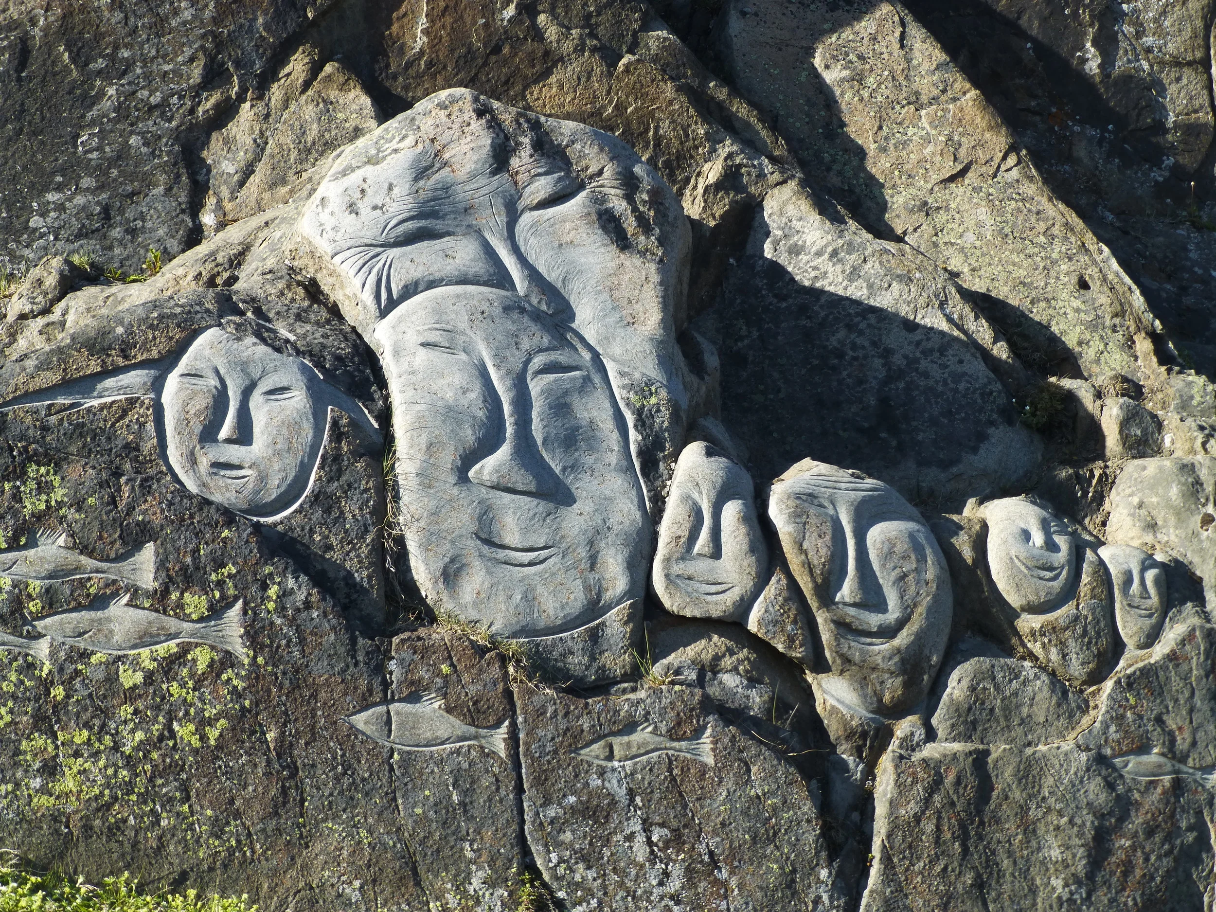 Rock carving Qaqortoq