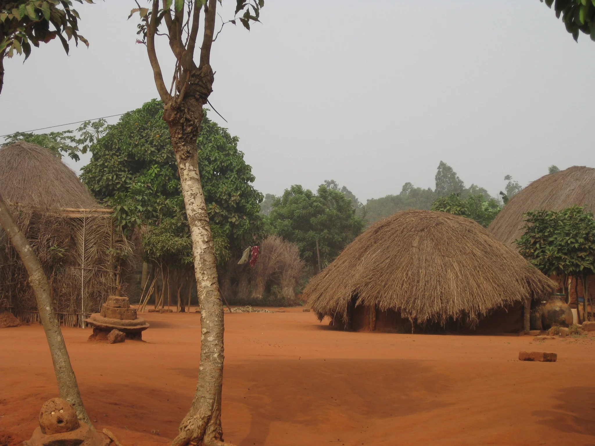 Traditional village near Lake Togo