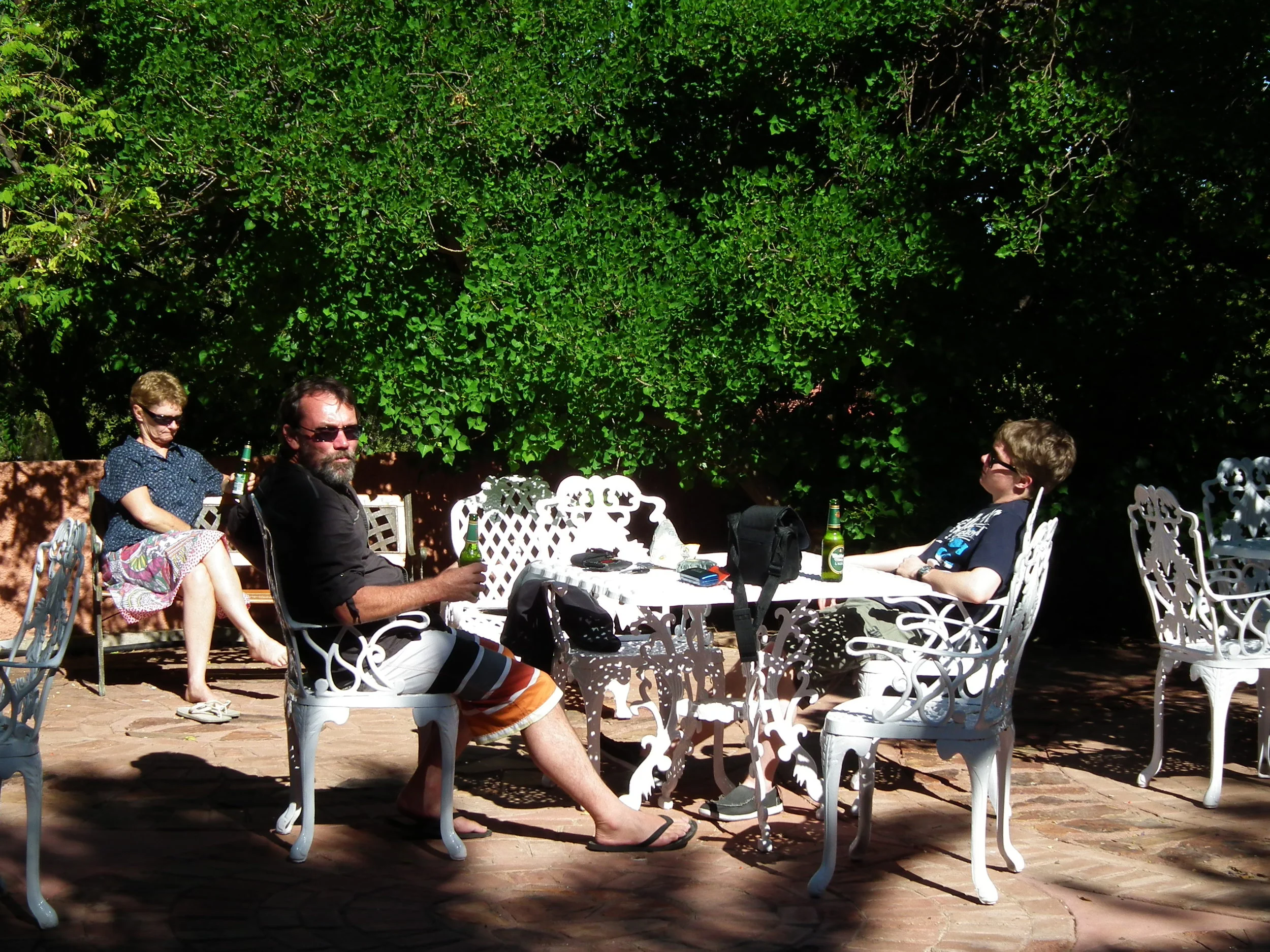 Relaxing in springbok after a hard day