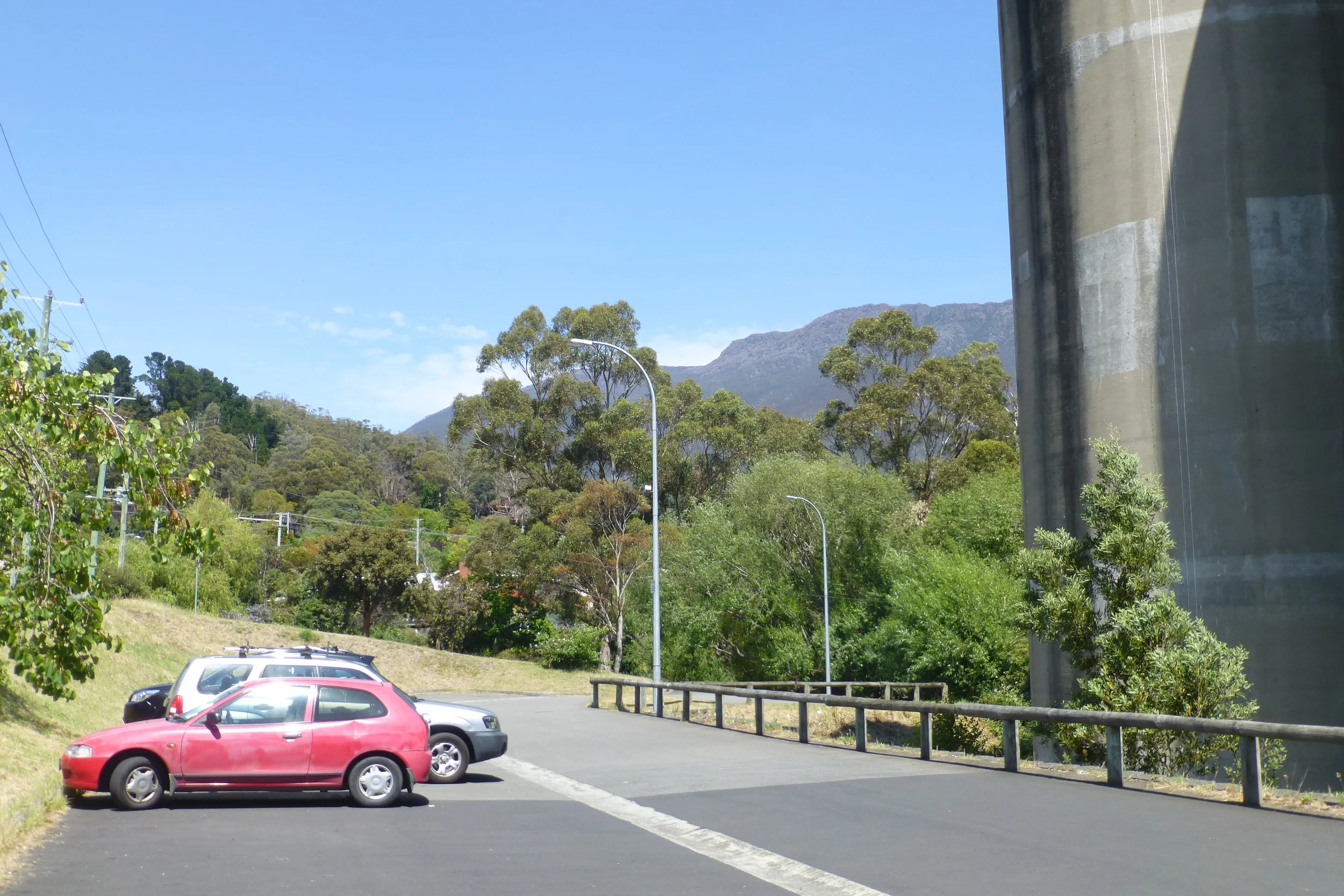 CAR PARK NEXT TO THE CASCADE BREWERY