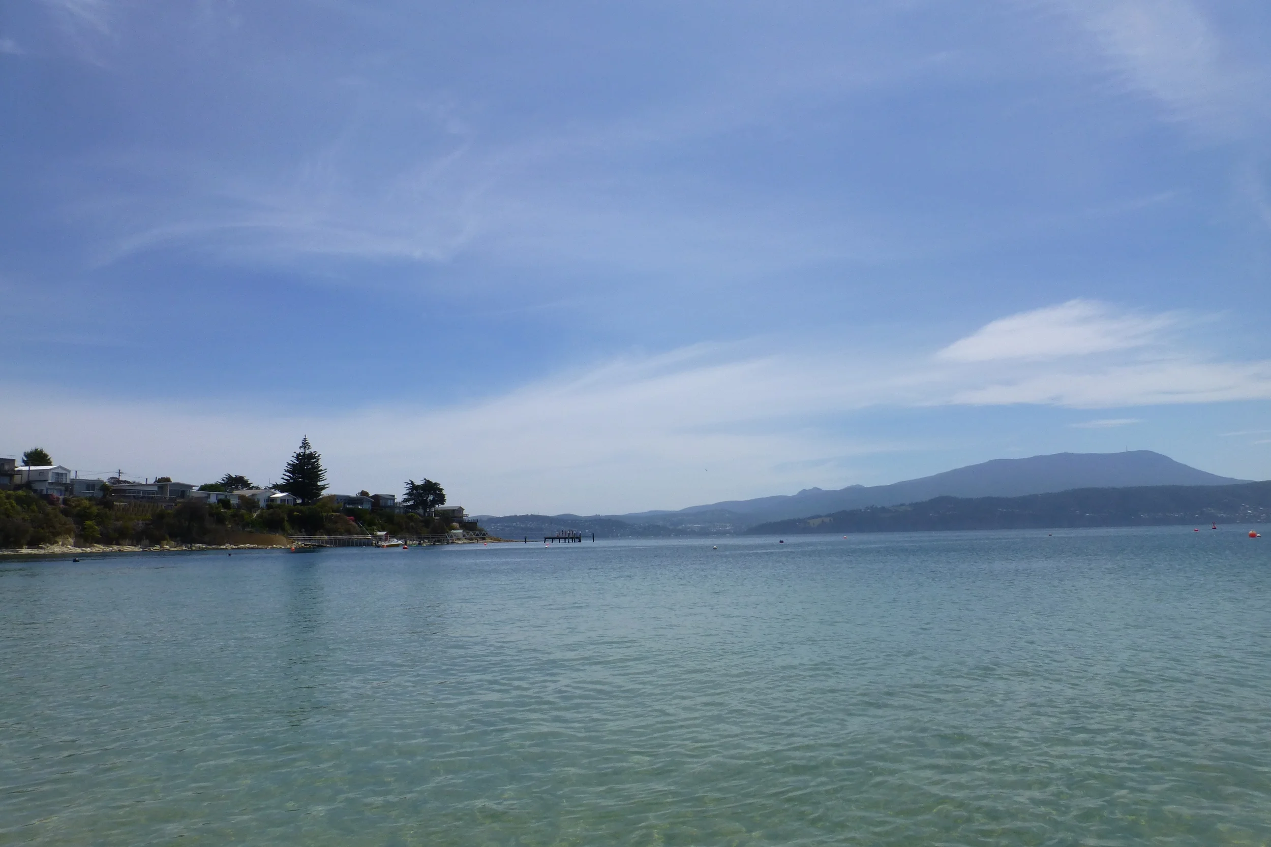 mt wellington from opossum bay