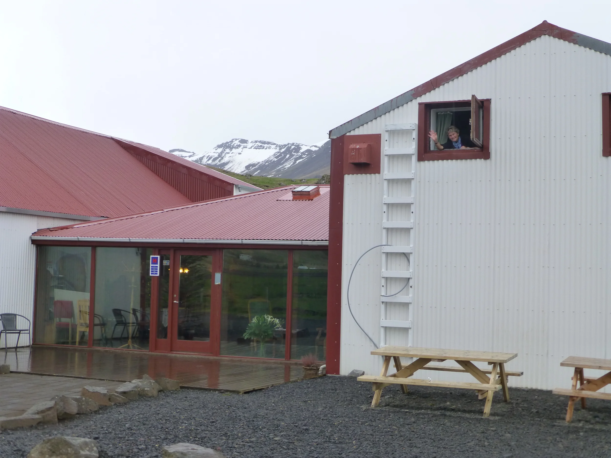 our accommodation first night out of reykjavik