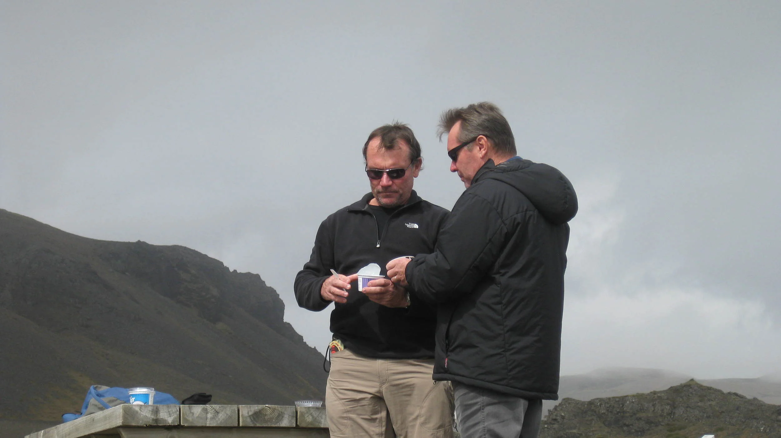 lunch, lake myvatn