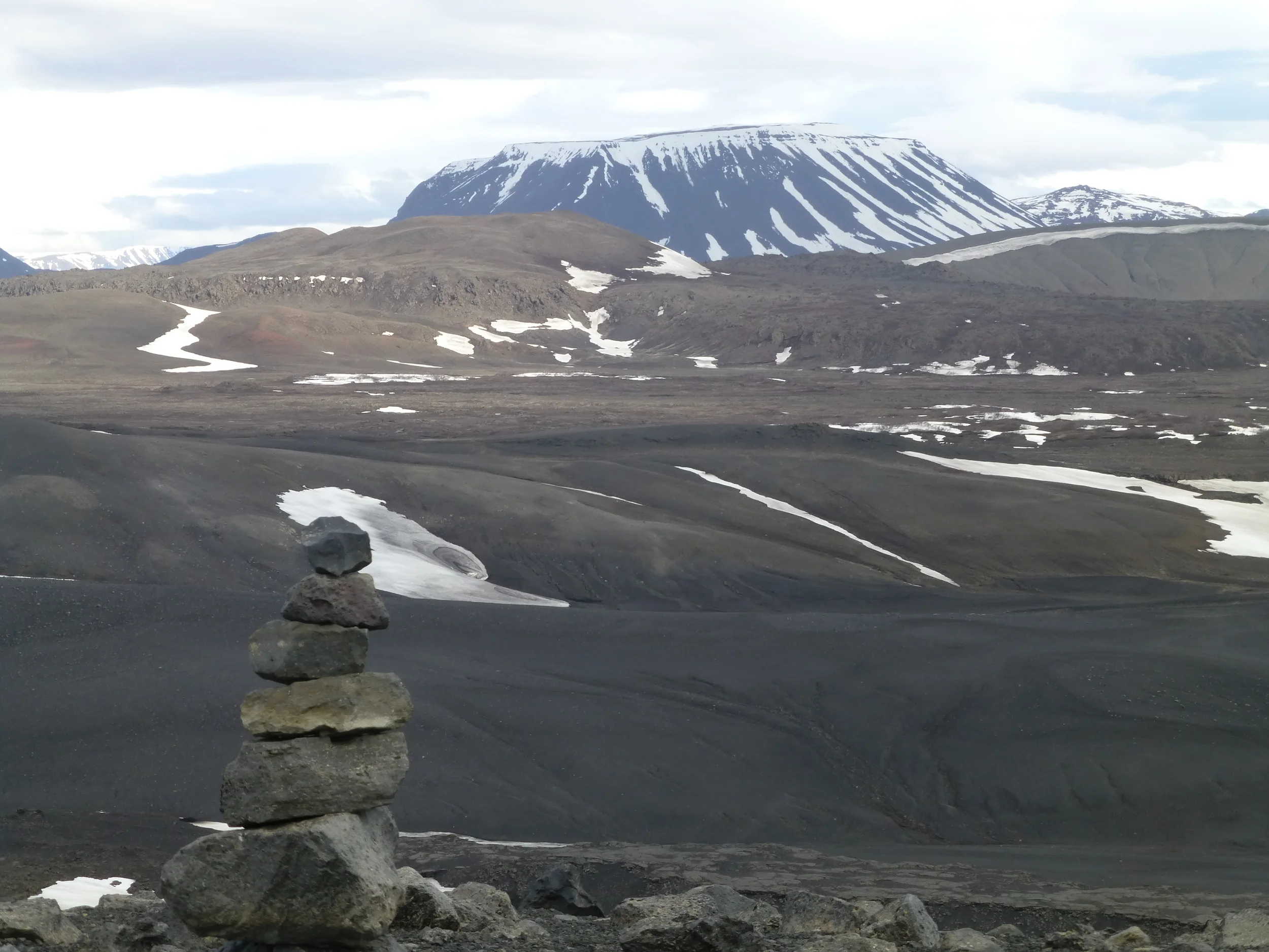 on the volcano rim