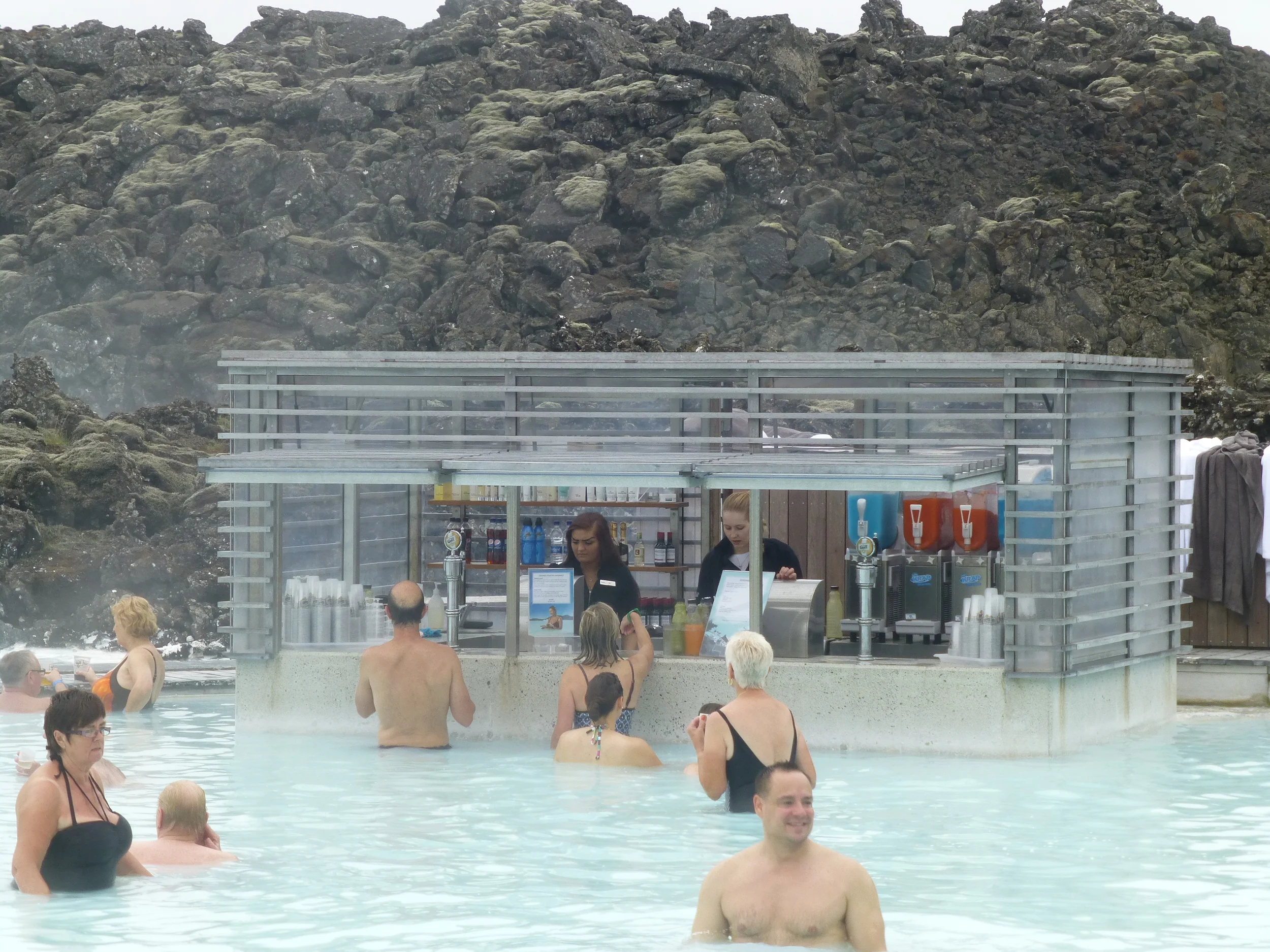 beer o'clock in the blue lagoon