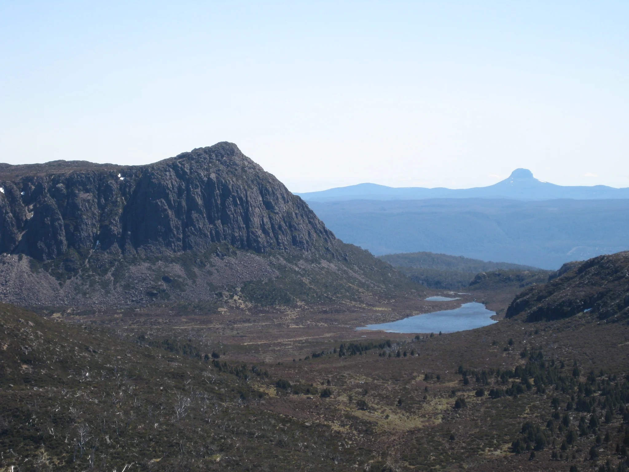 king davids peak and lake Salome from mount jerusalem
