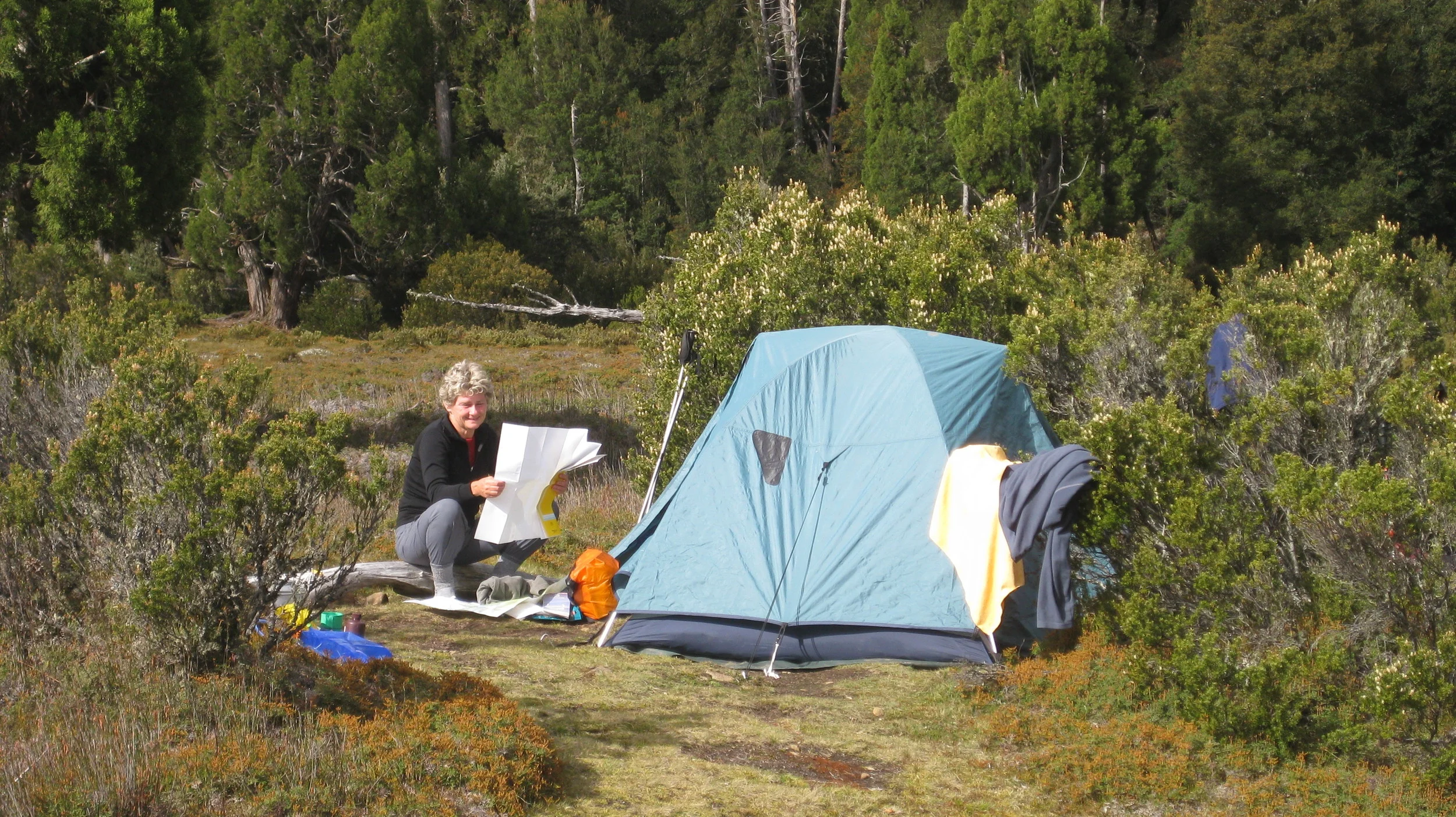 campsite lake adelaide