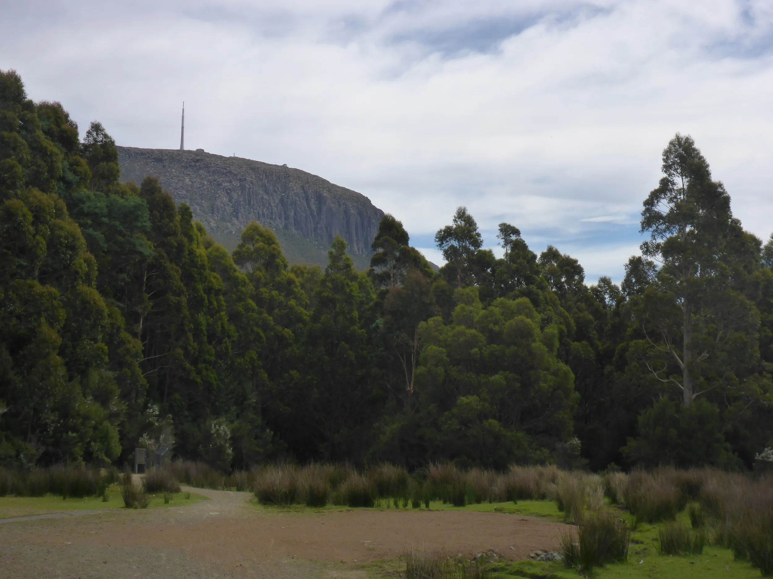 Beginning of the North South Track at the Springs