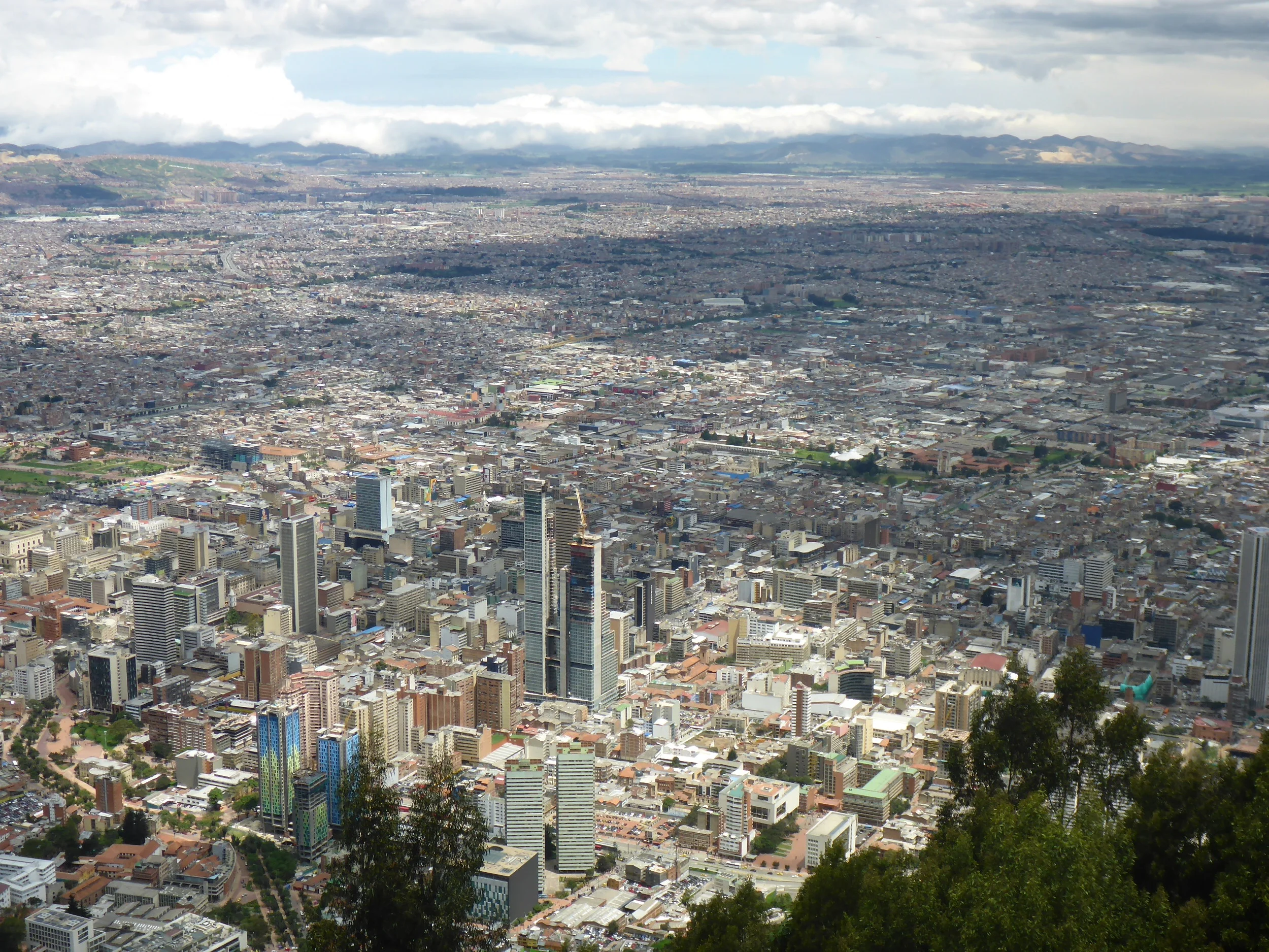 bogota from montserrate