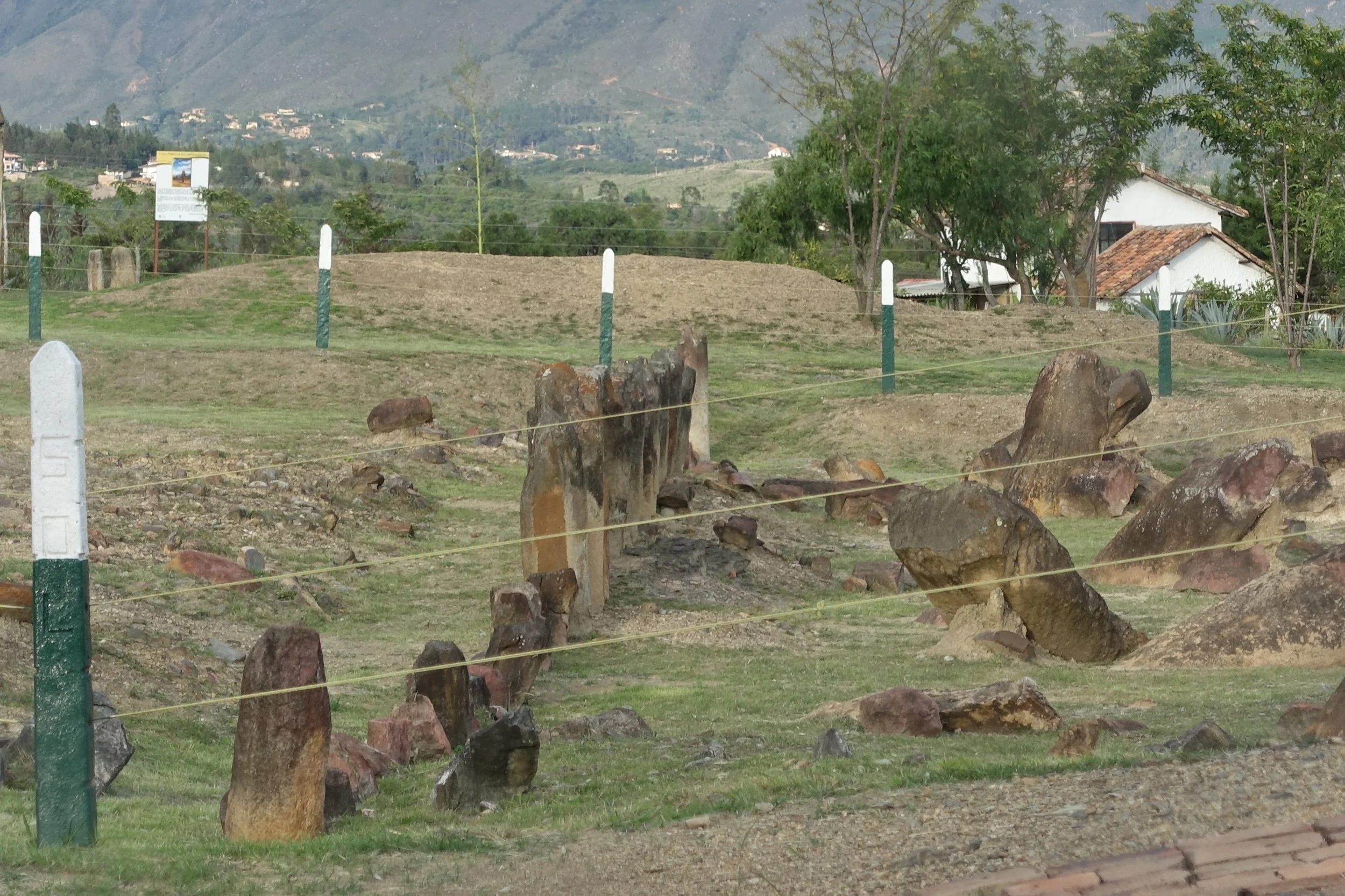 Stone monoliths of estacion astronomica