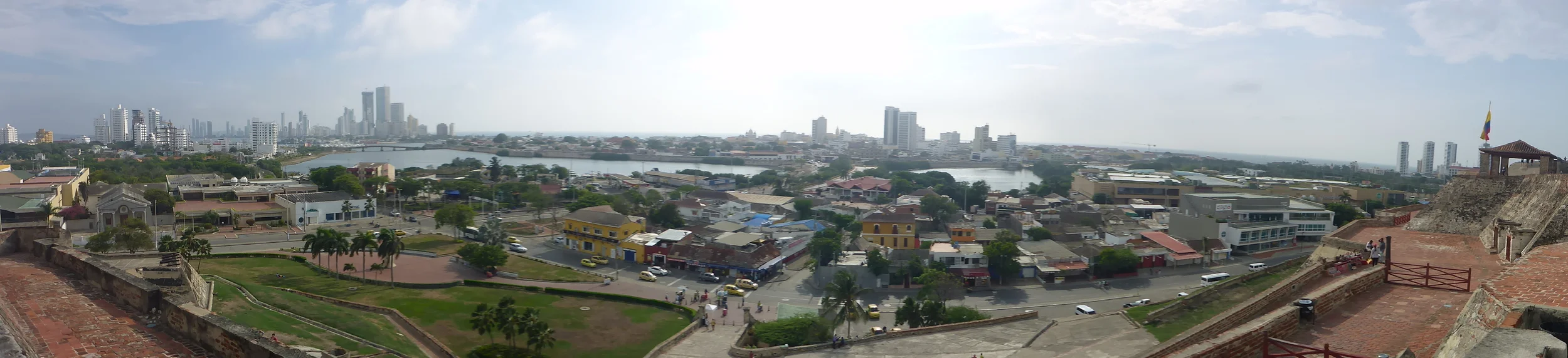 Cartagena from castillo de san felipe