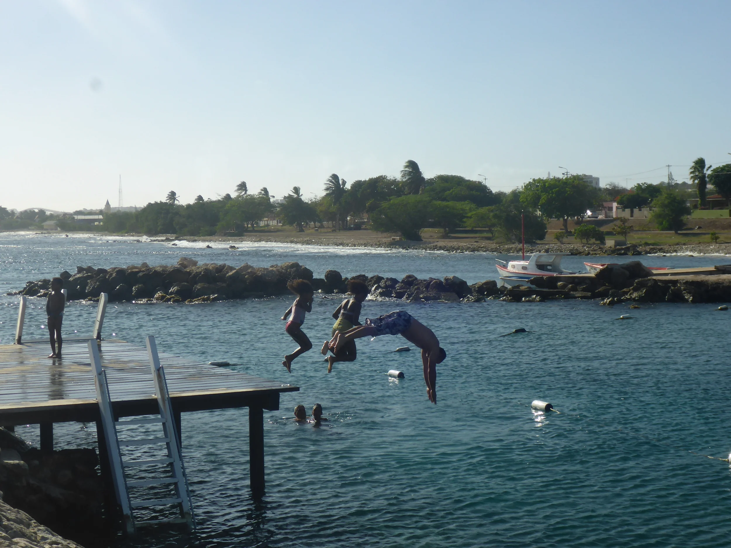 wharf near cabana beach, Curaçao