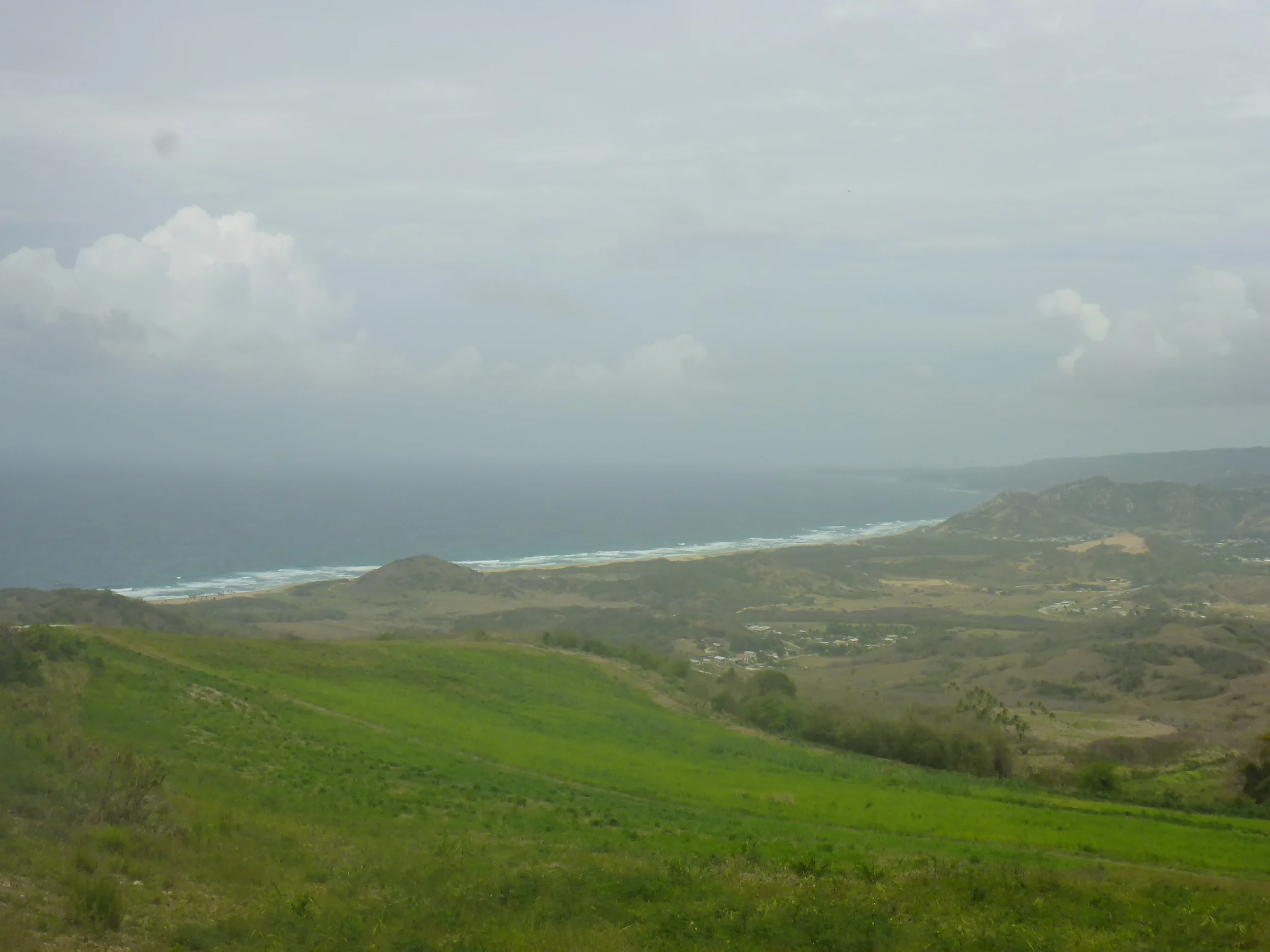 east coast of barbados from cherry tree hill