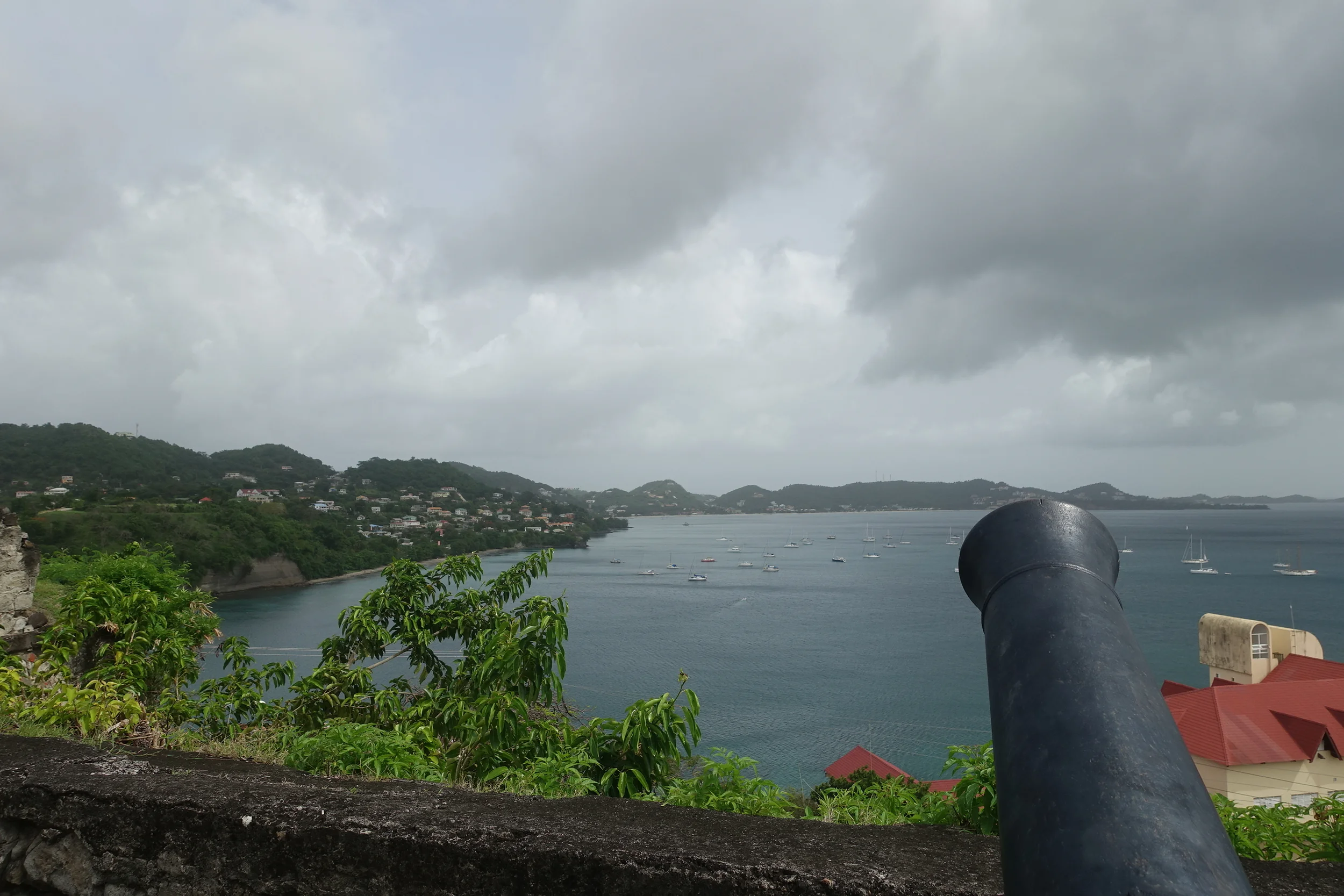 looking towards the southern coast from fort george
