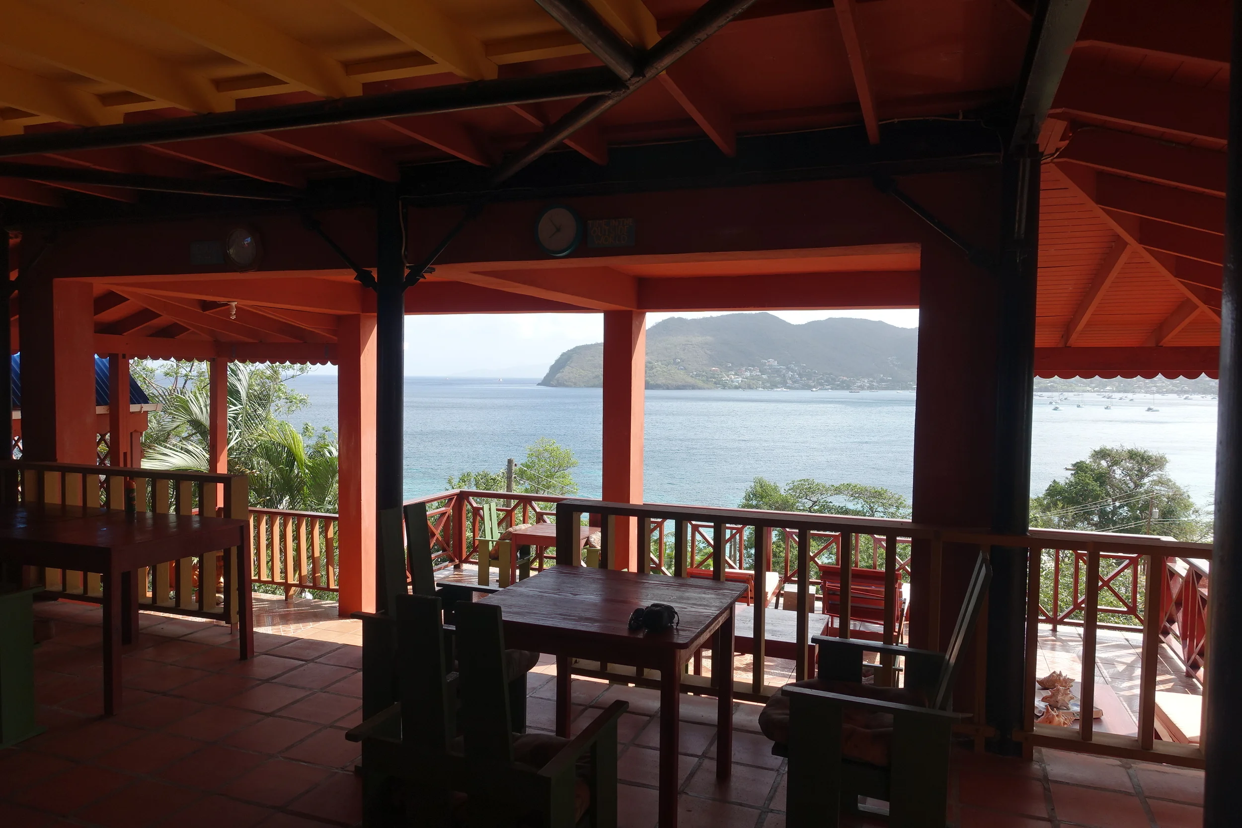 the deck at sweet retreat