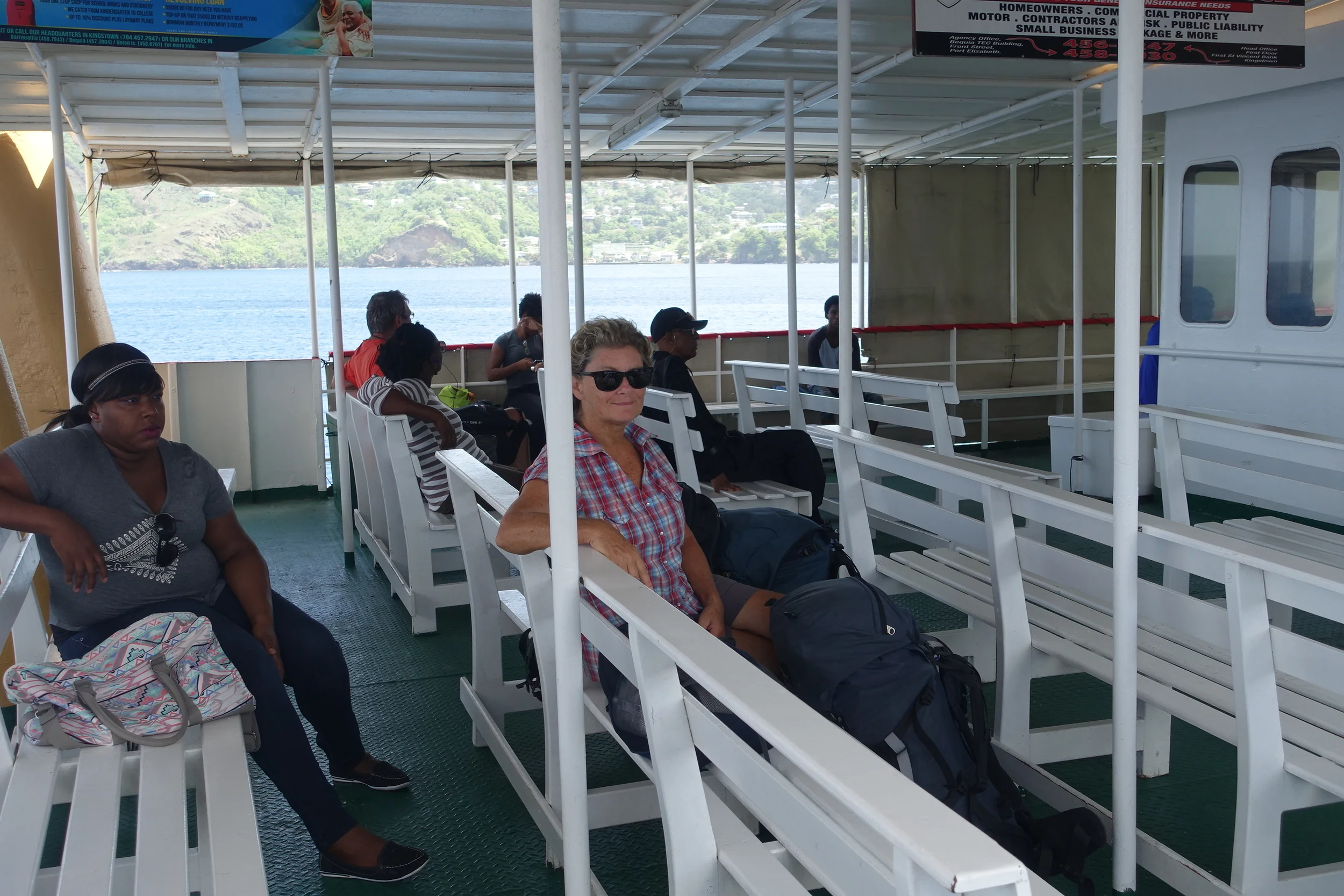 on board the bequia express