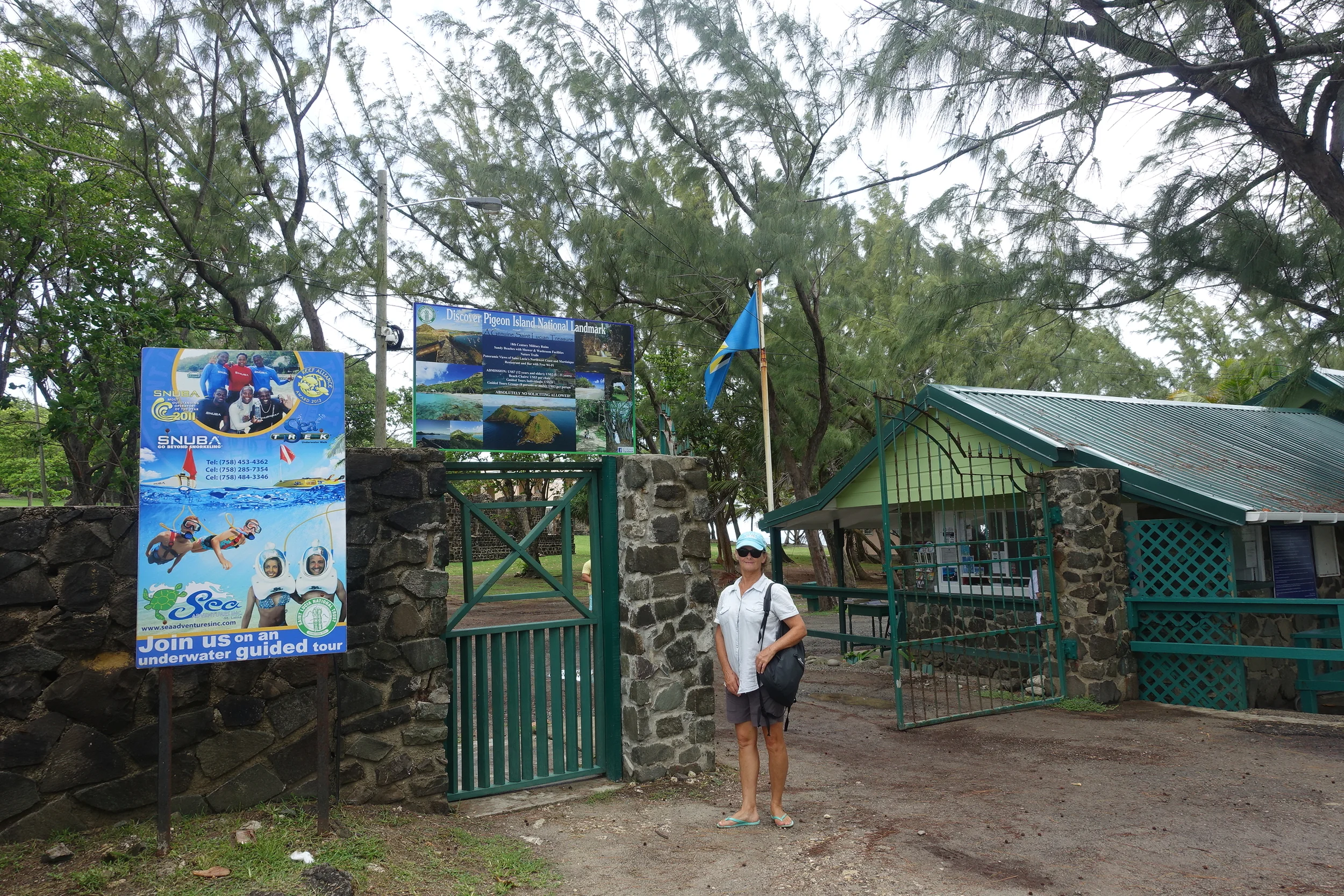 entrance to Pigeon island