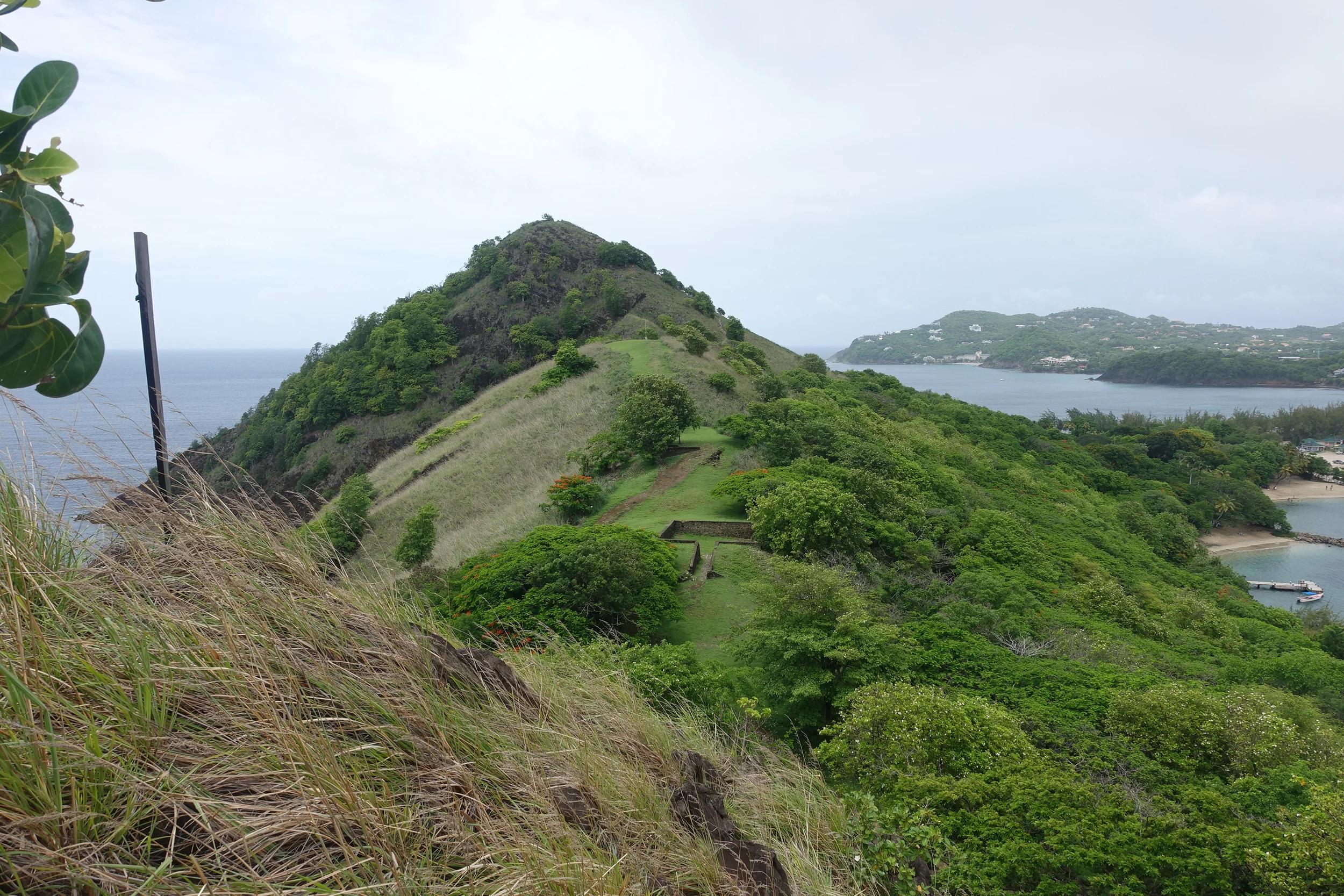 on top of pigeon island