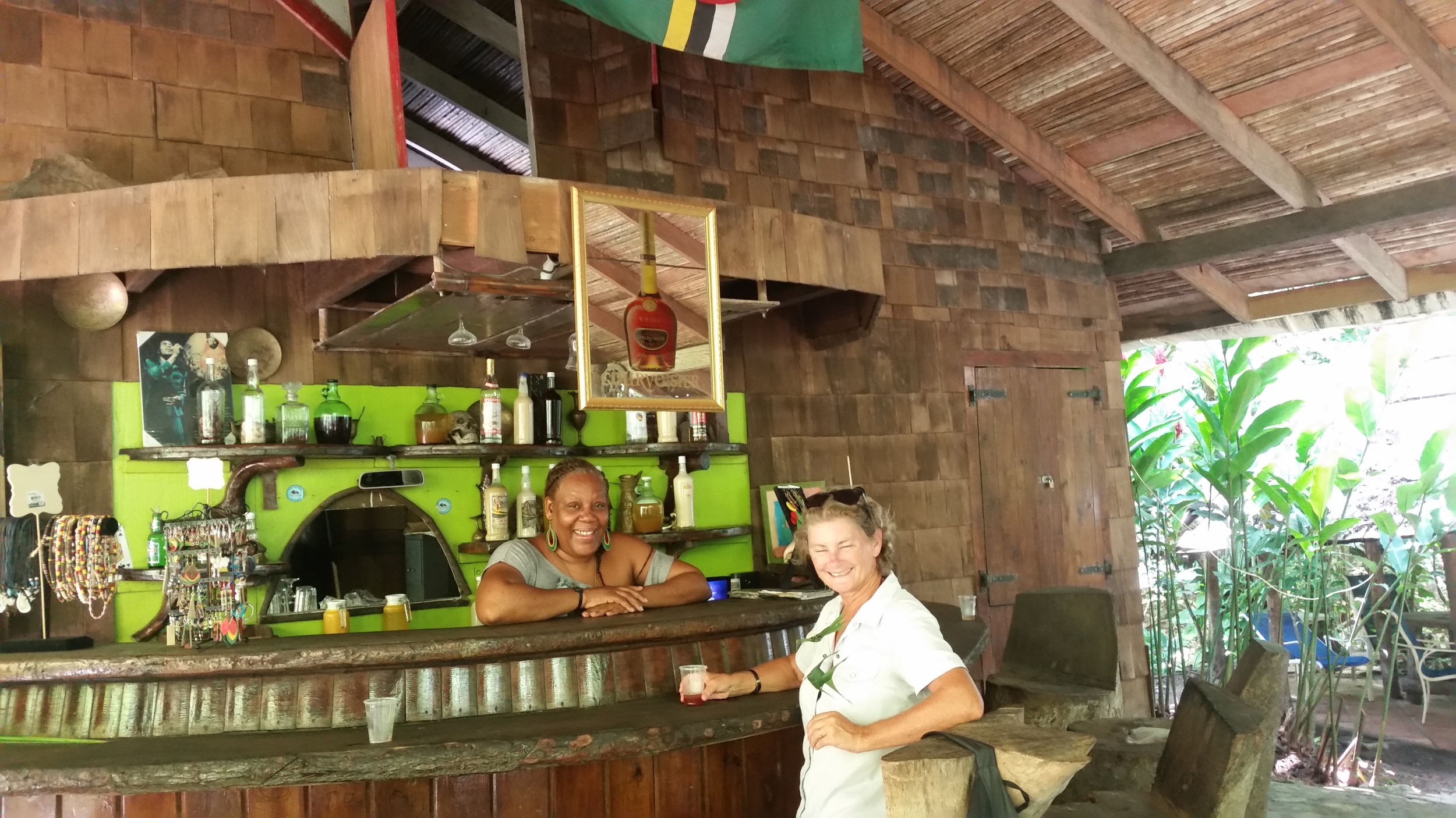 time for a rum punch at the dynamite bar