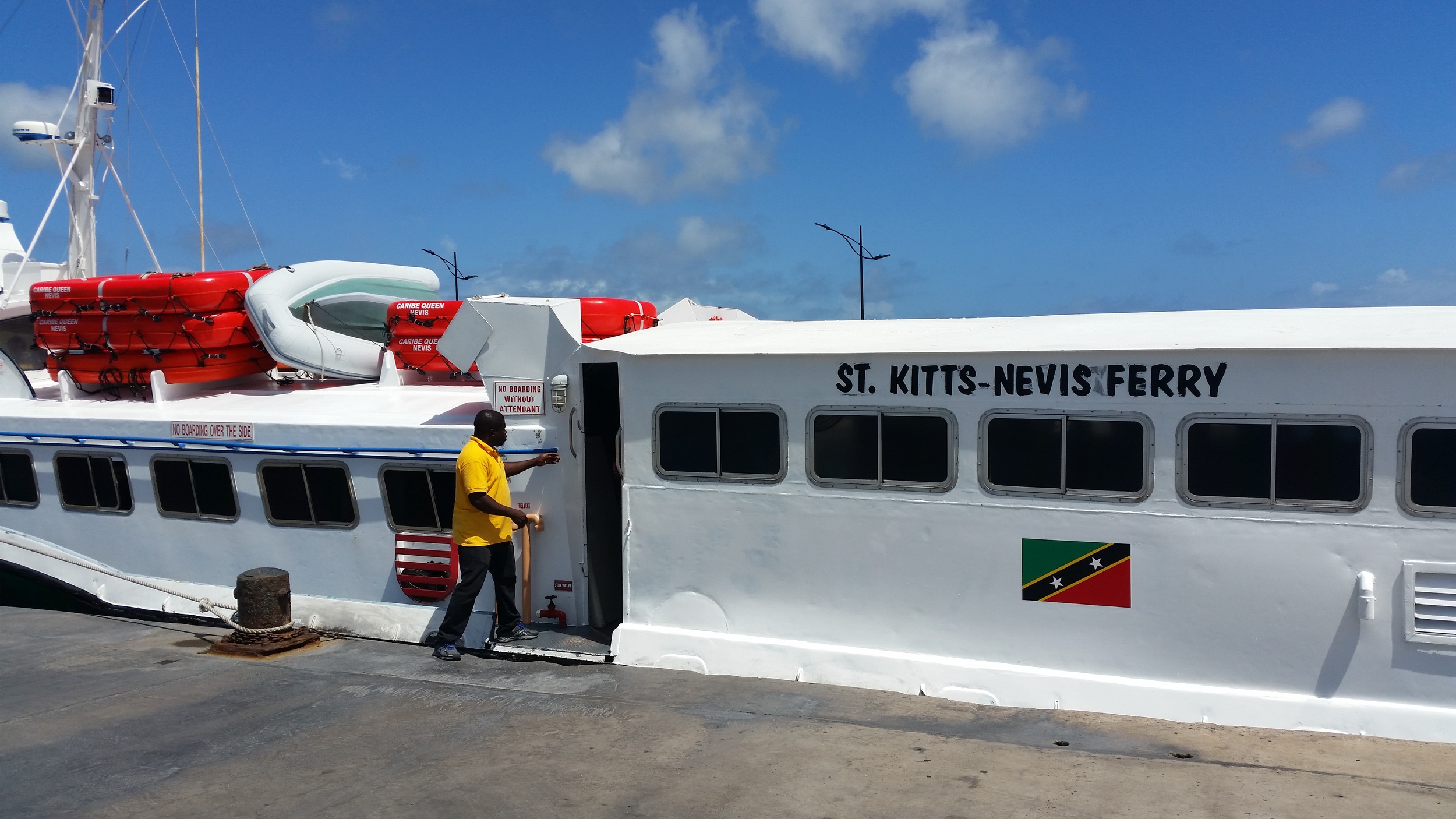caribe queen ferry to nevis