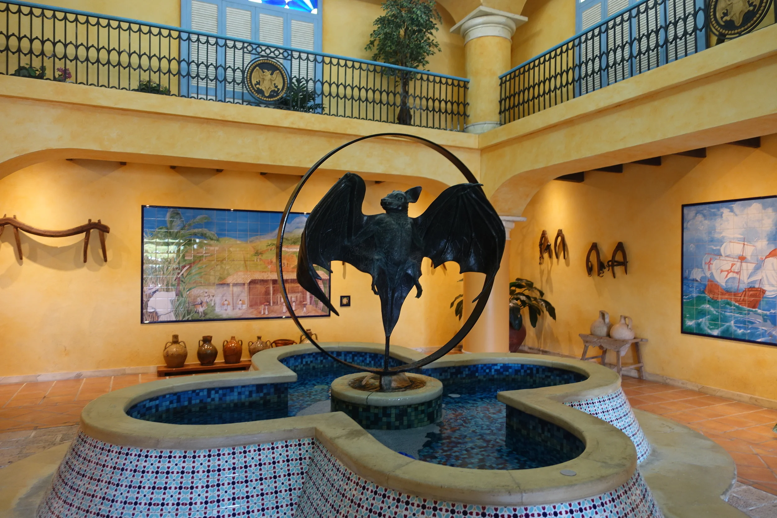 inside the Bacardi rum factory