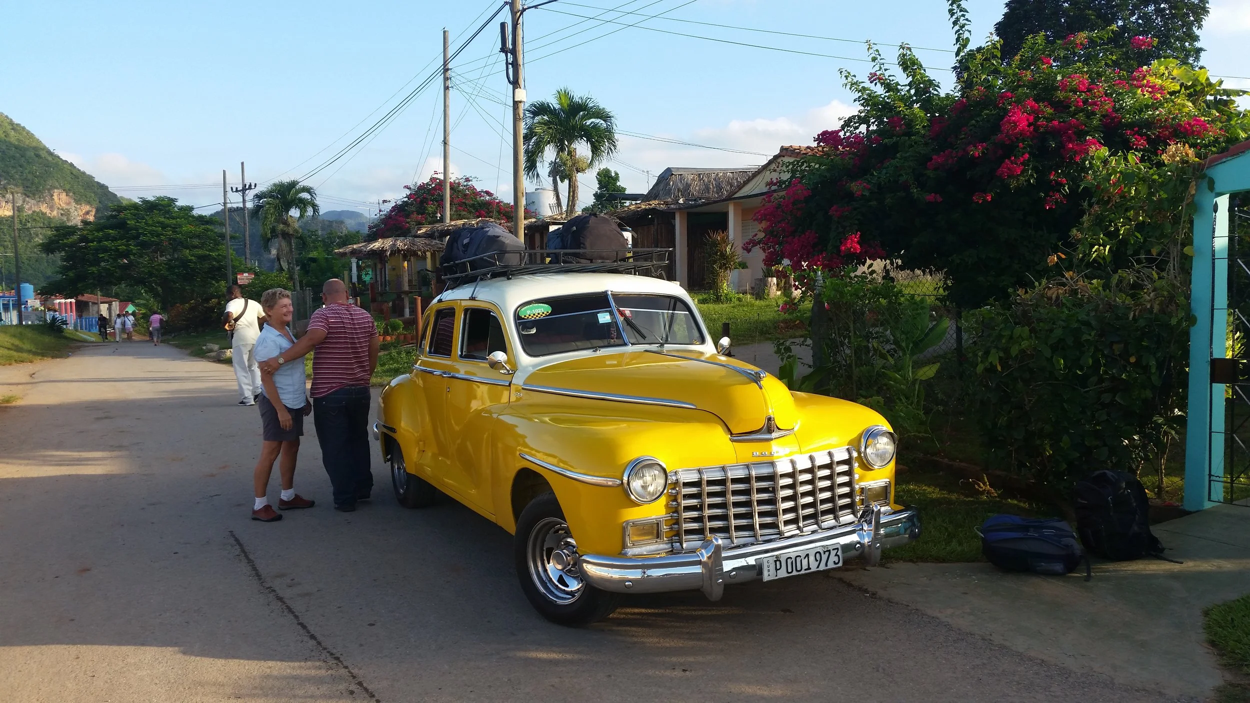 this was the collective taxi that our casa organised from Viñales to Havana - a 1948 dodge.