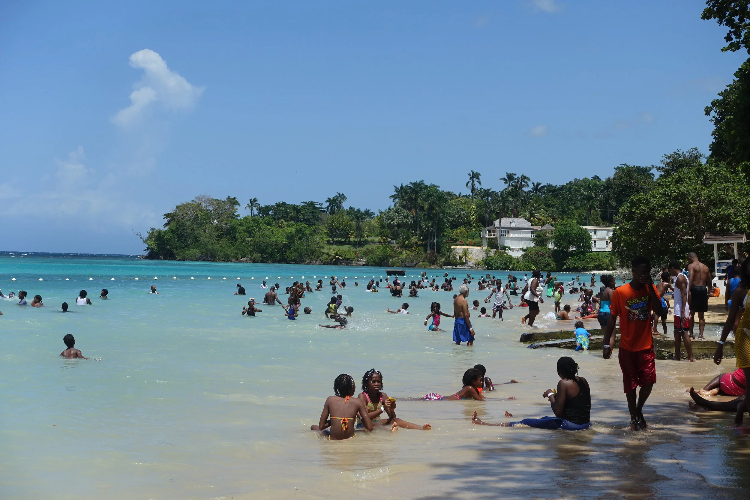 dunn's river falls beach