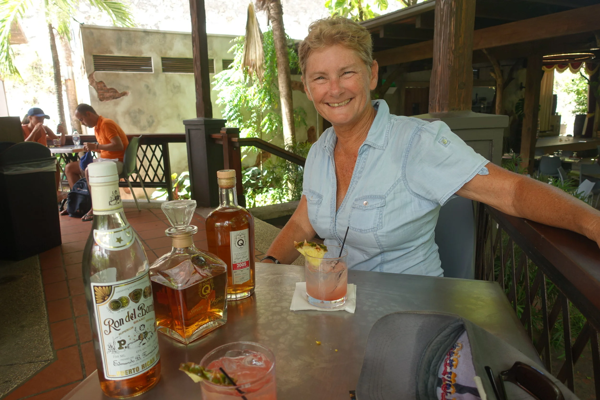 sampling some different rums in san juan, puerto rico