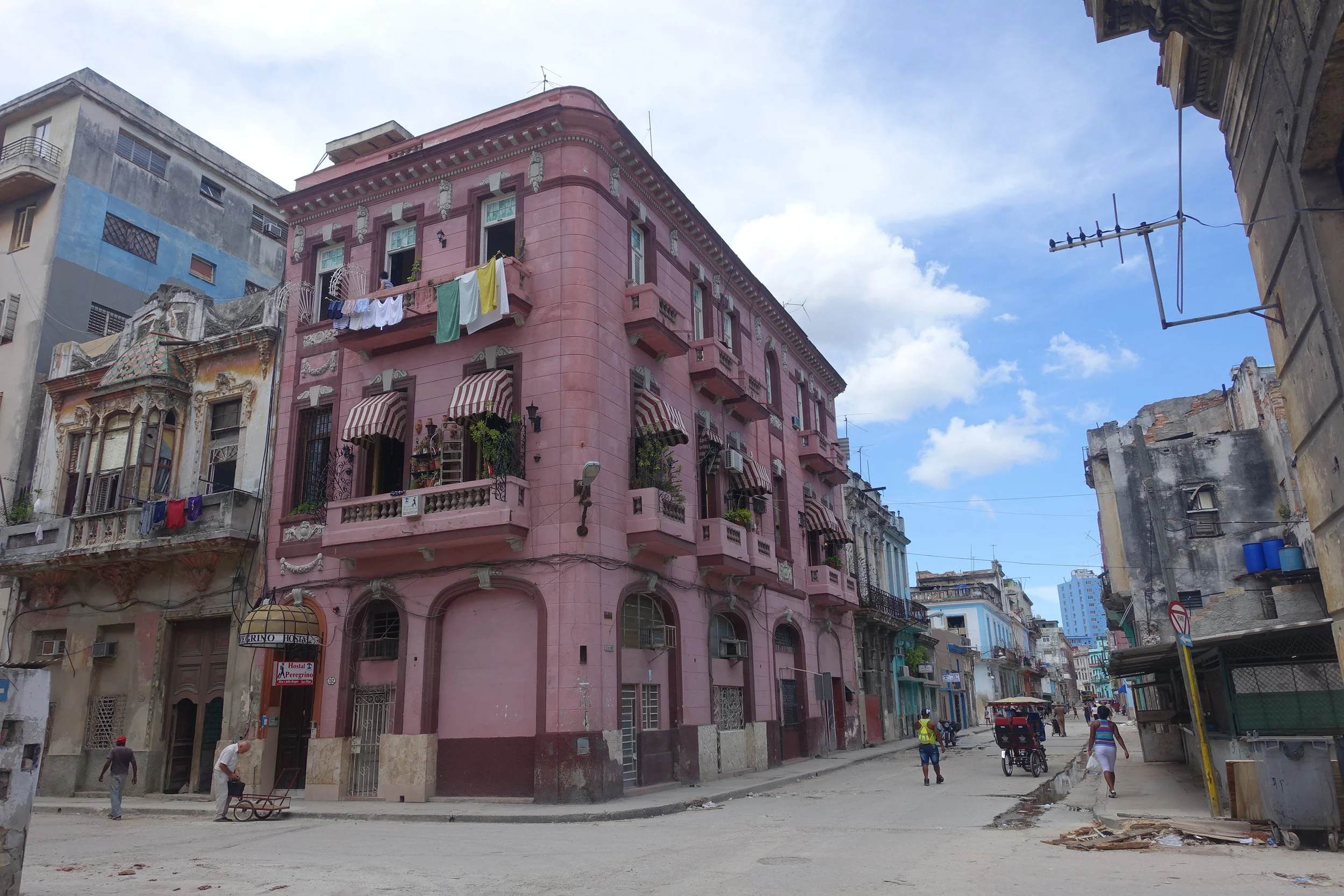 our casa in Havana, hostel peregrino consulado