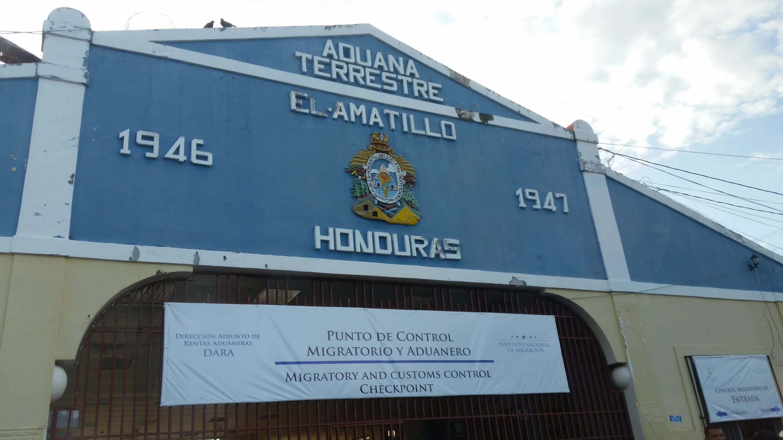 entering honduras