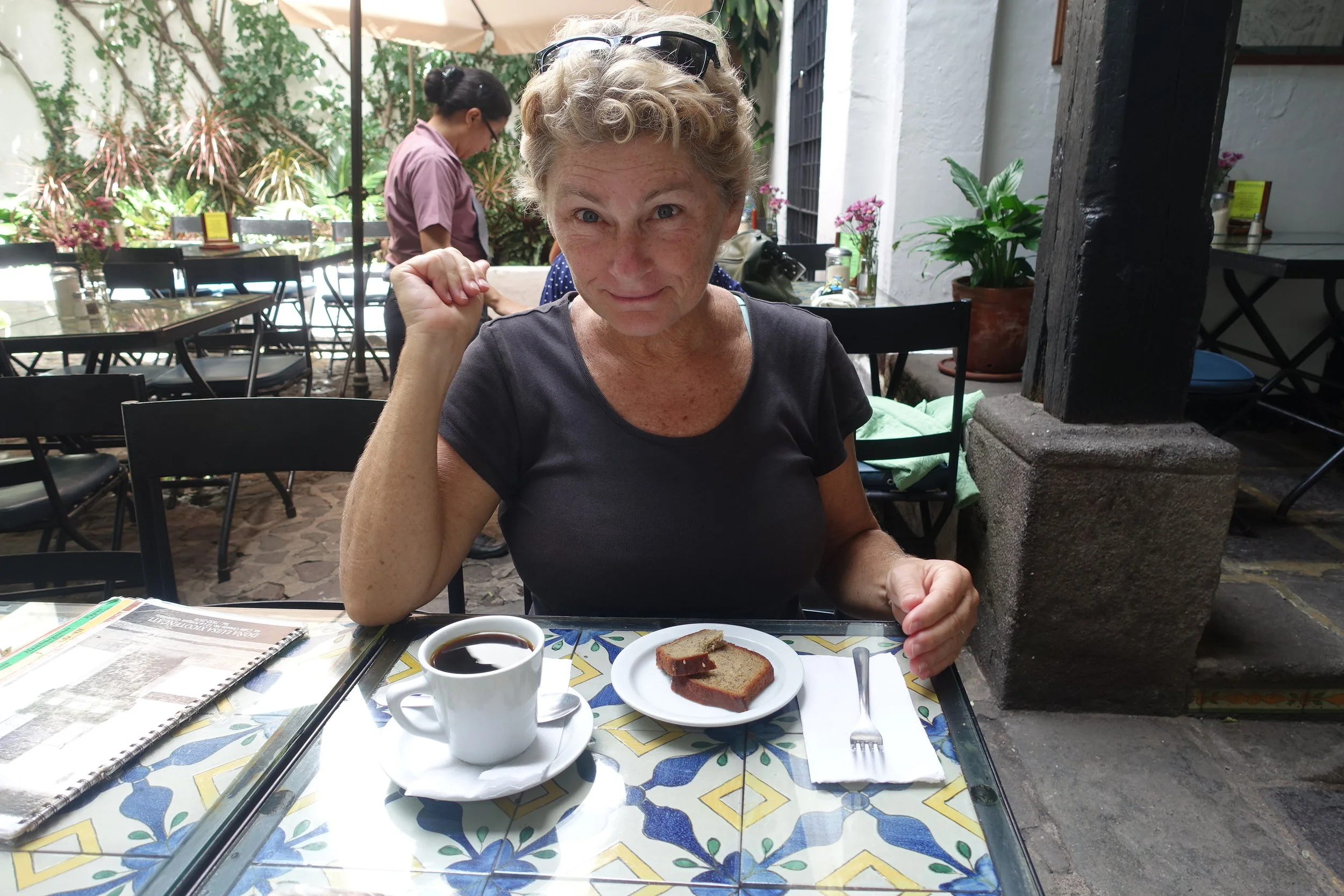 time for coffee and banana bread
