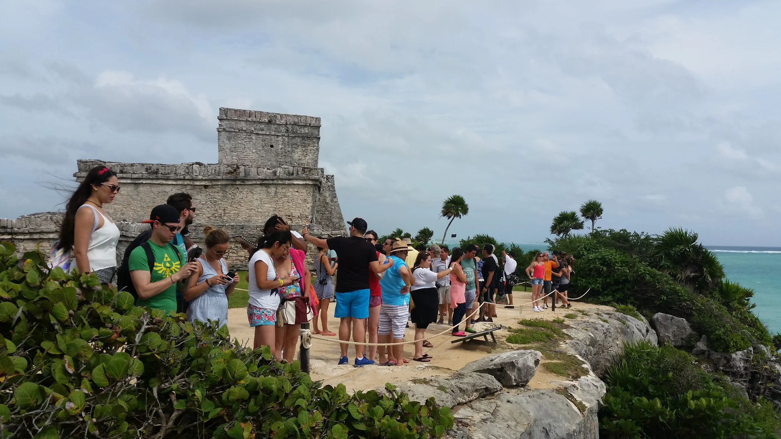 everyone wants the best vantage point for that killer selfie