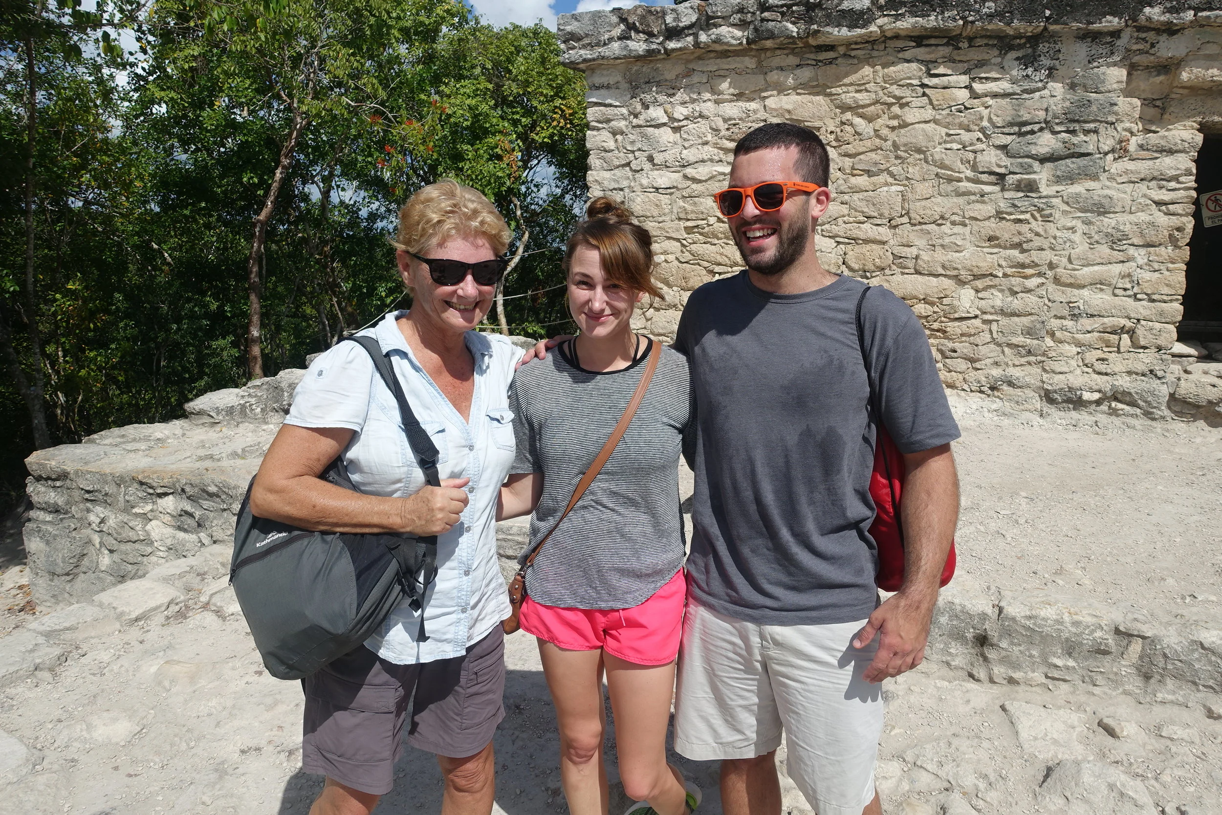 we visited coba with fellow celta course suvivors kayla and alec