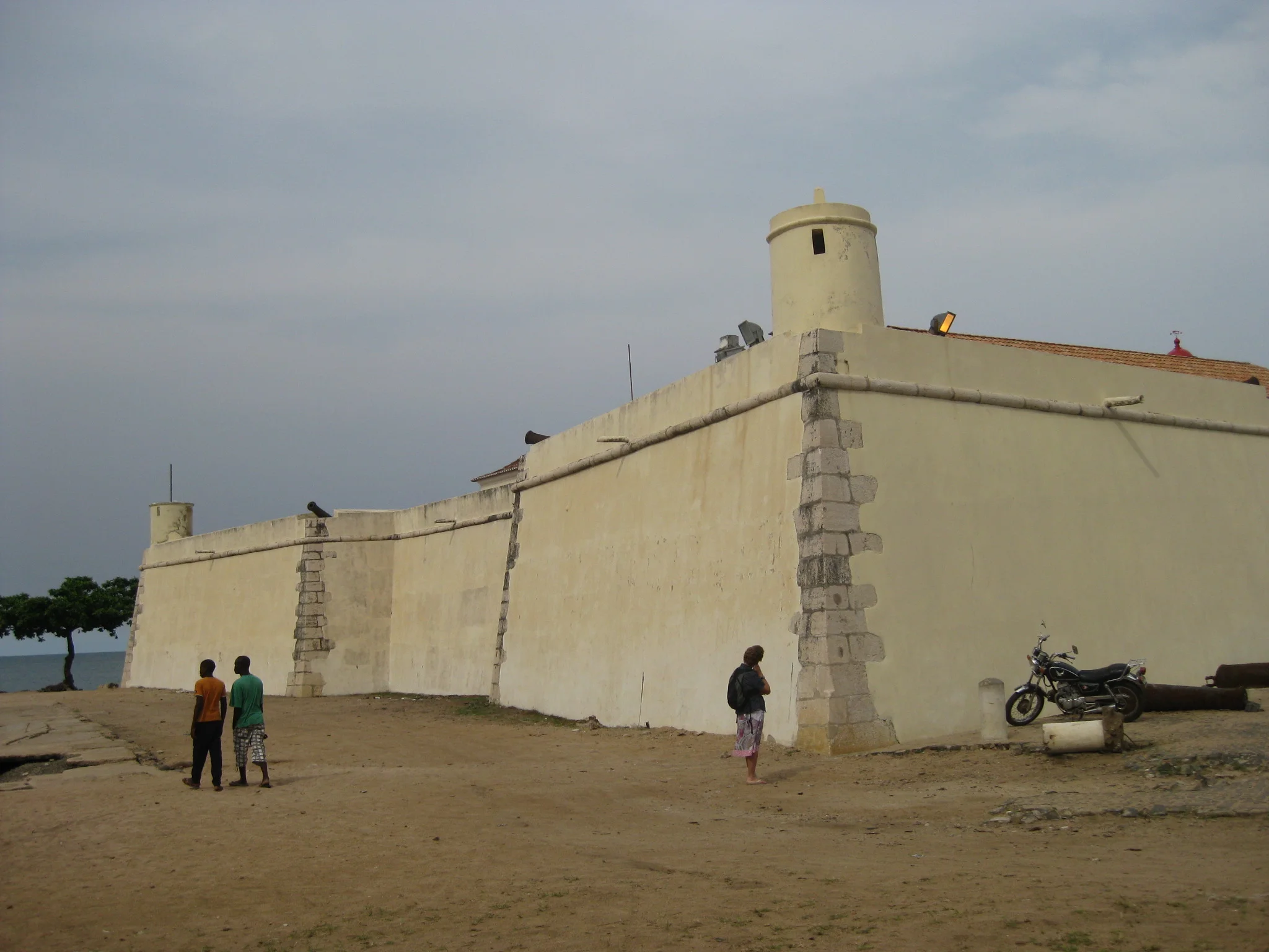 colonial fort, sao tome town