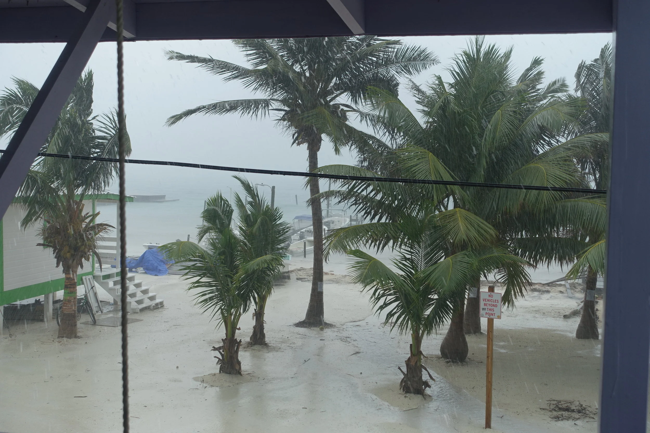 the weather was less than inviting on our snorkelling day