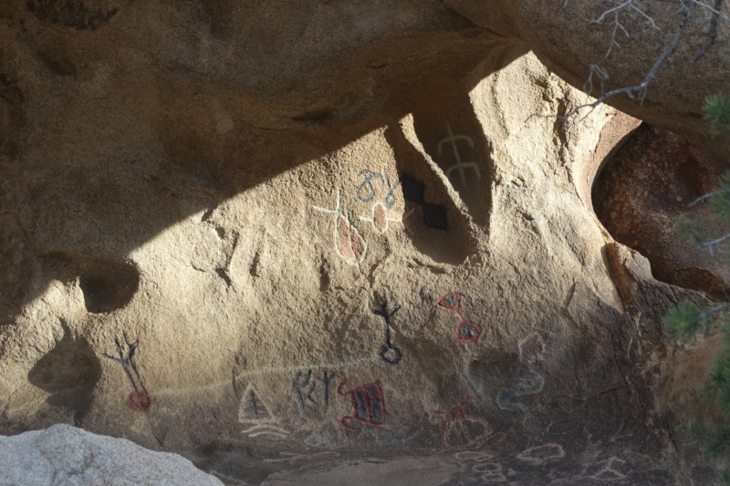 petroglyphs, barker dam walk