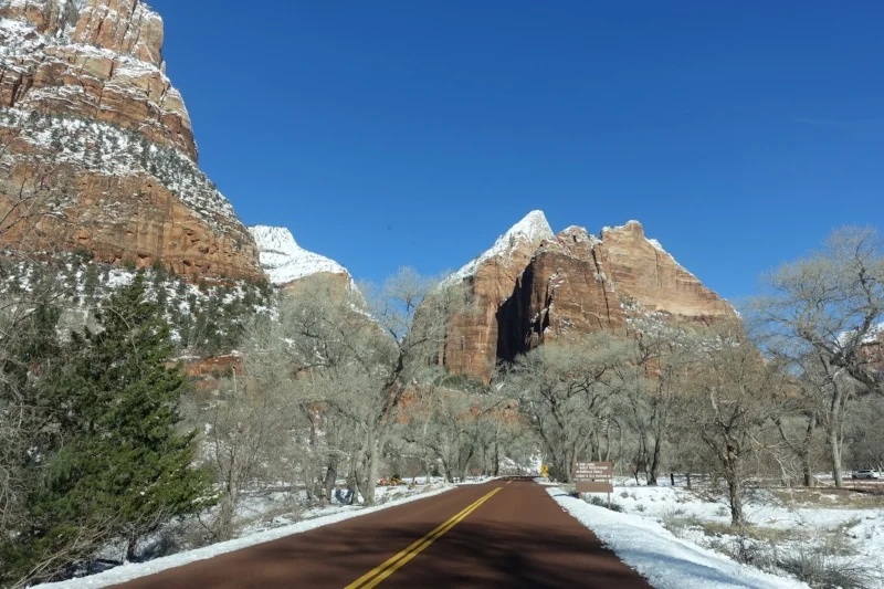coming into ZION NP