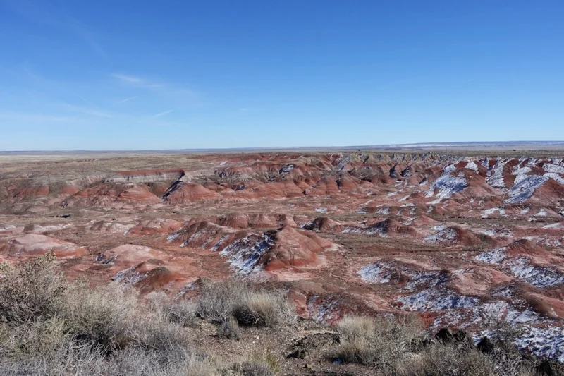 painted desert view on first part of the loop