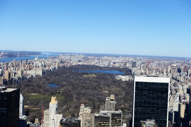 central park from the top of the rock