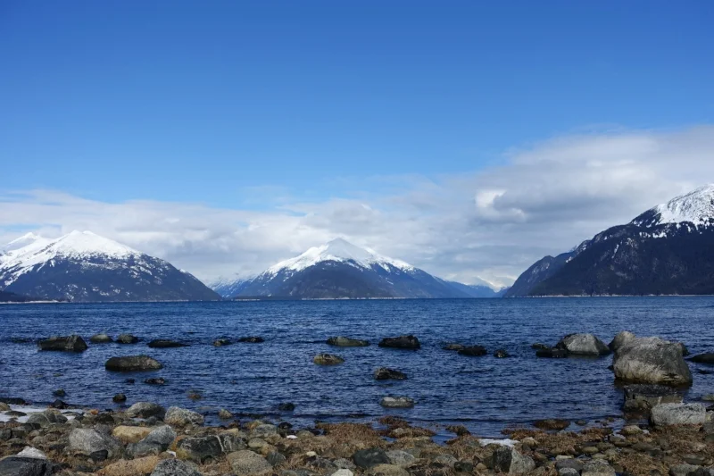 the view from the coast at haines