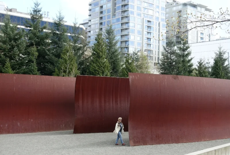 at the sculpture park